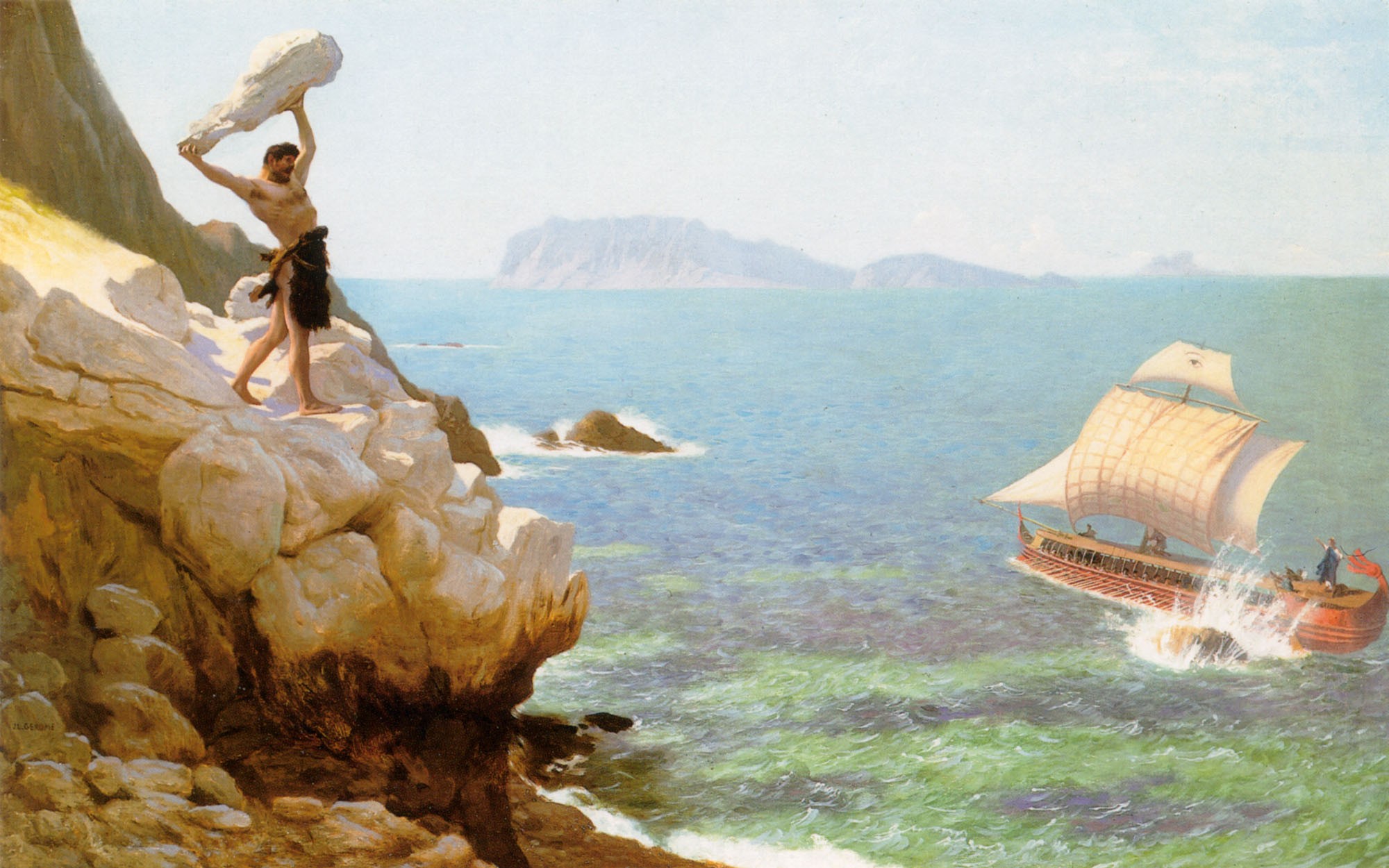 Greek Mythology Artwork Painting Jean Leon Gerome 2000x1250