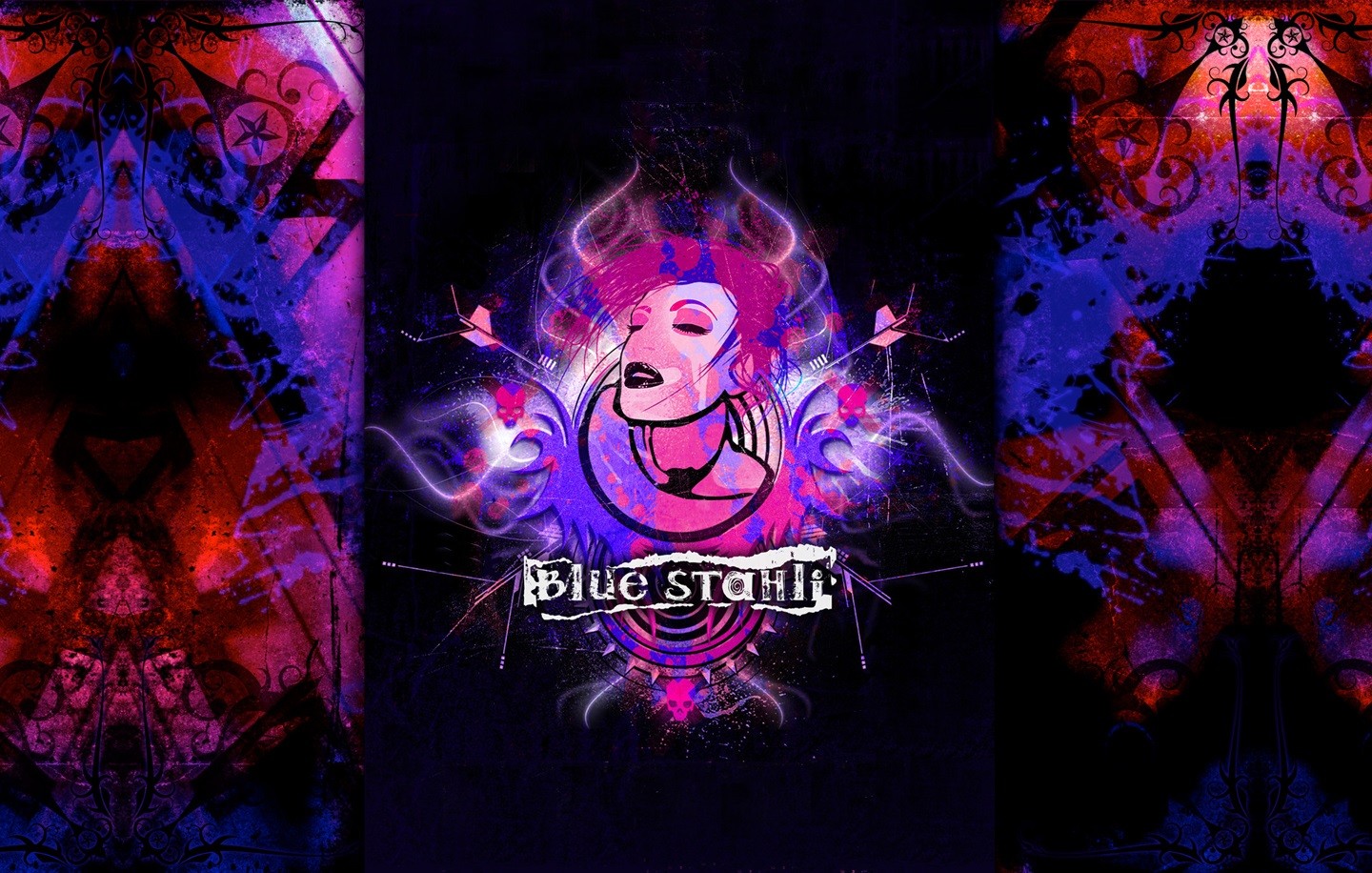 Blue Stahli Digital Art Collage 1440x916