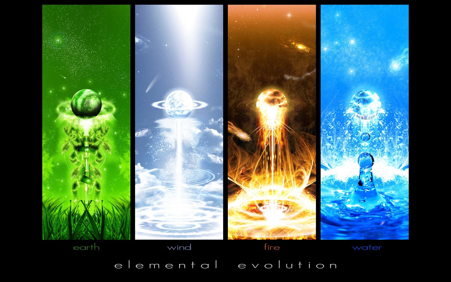 Elements Collage Four Elements 1920x1200