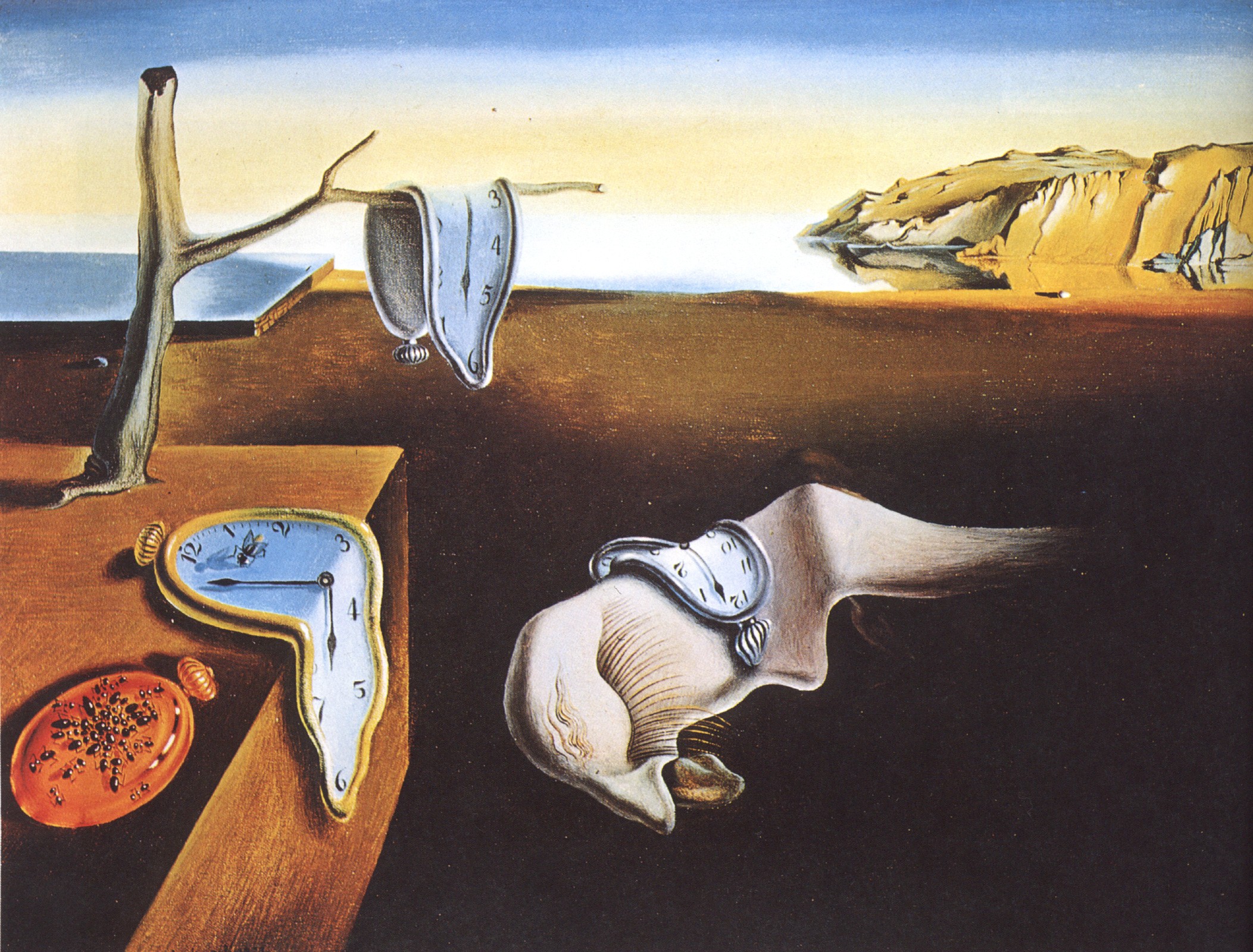 Salvador Dali Clocks Classic Art 2105x1600