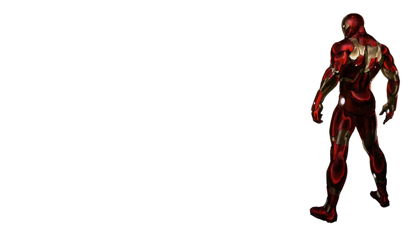 Iron Man Comic Art Comics Simple Background White Background Wallpaper -  Resolution:1600x900 - ID:46435 
