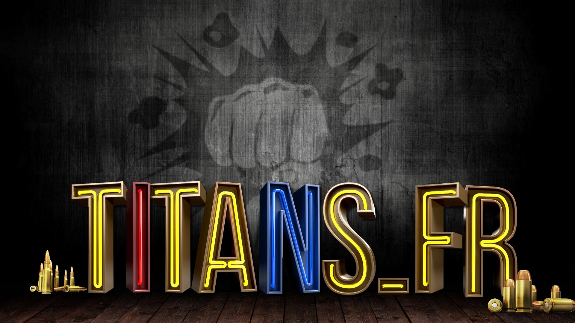 Titans Gamers Fist Colorful 1920x1080