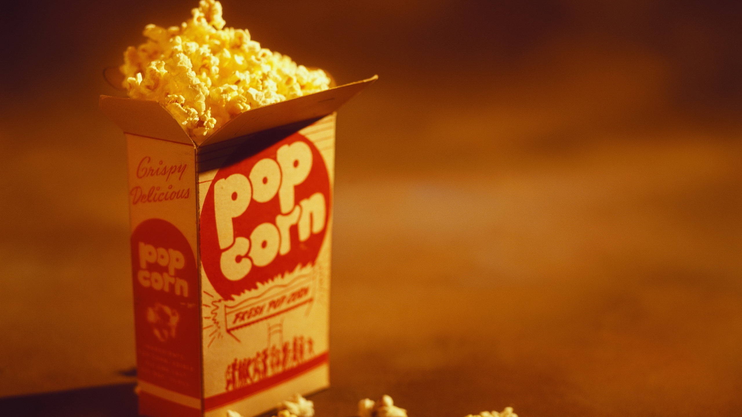 Popcorn Food Sweets Carton Box 2560x1440