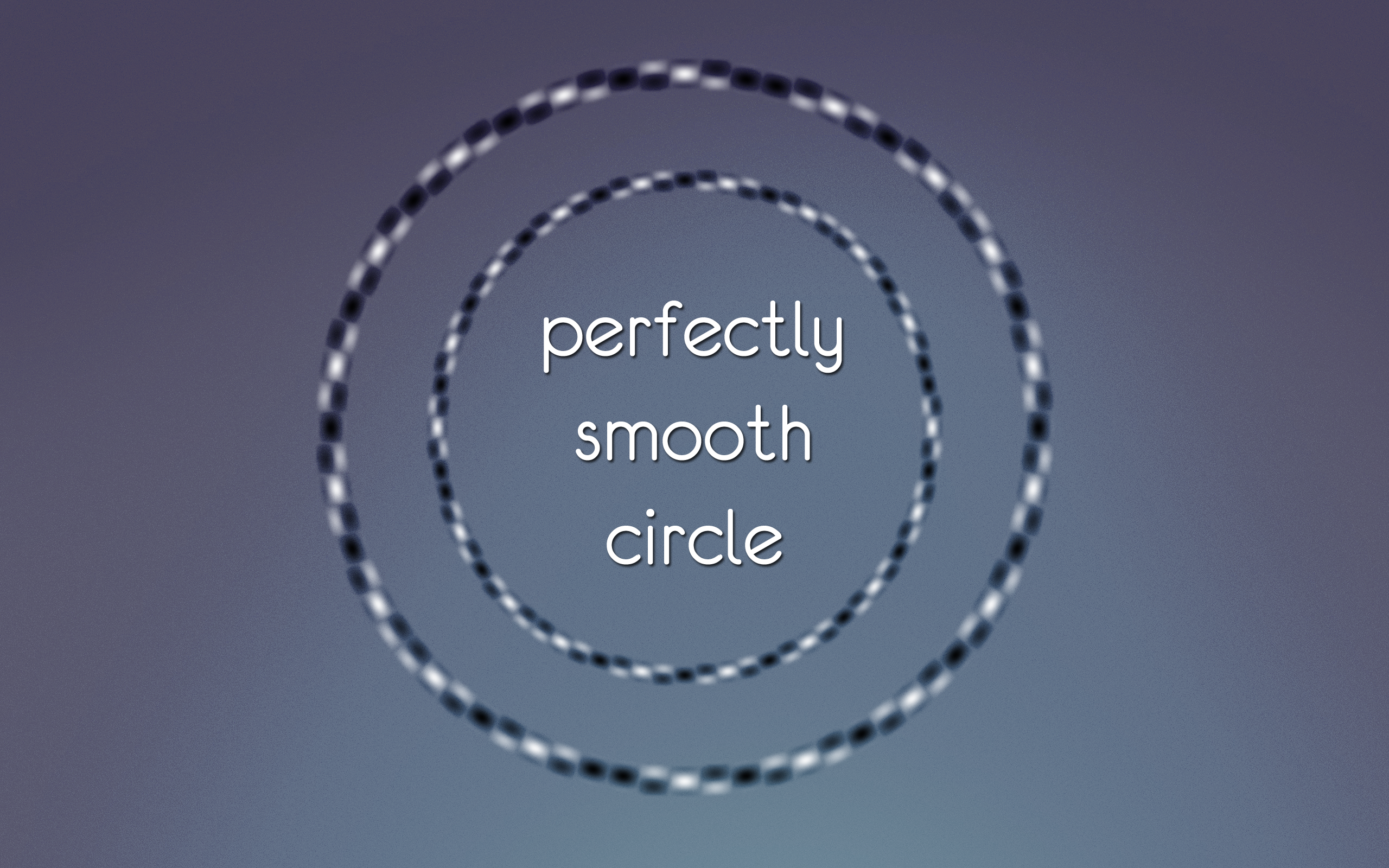Minimalism Circle Optical Illusion Ambient Typography Symmetry Quote Simple Background Purple 2560x1600
