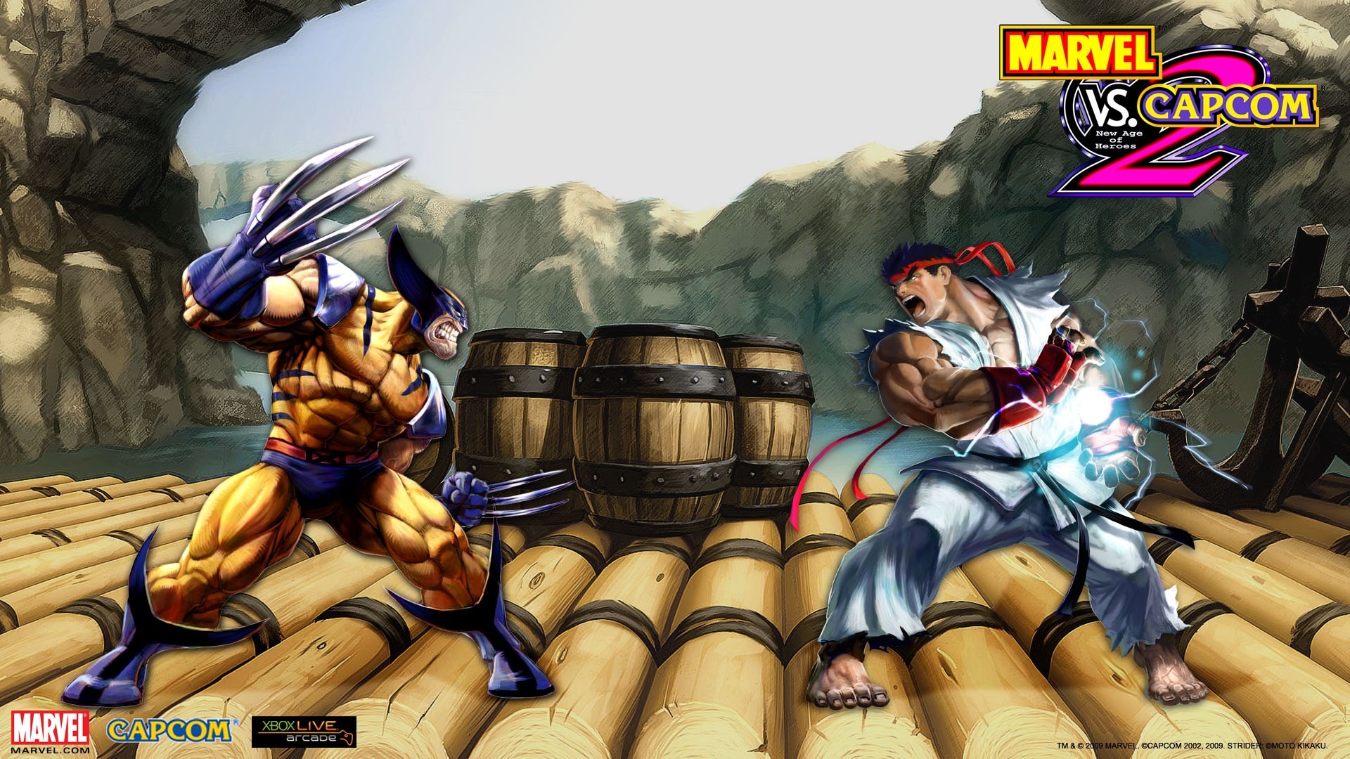 Marvel Vs Capcom 3 Wolverine Ryu Street Fighter 1920x1080