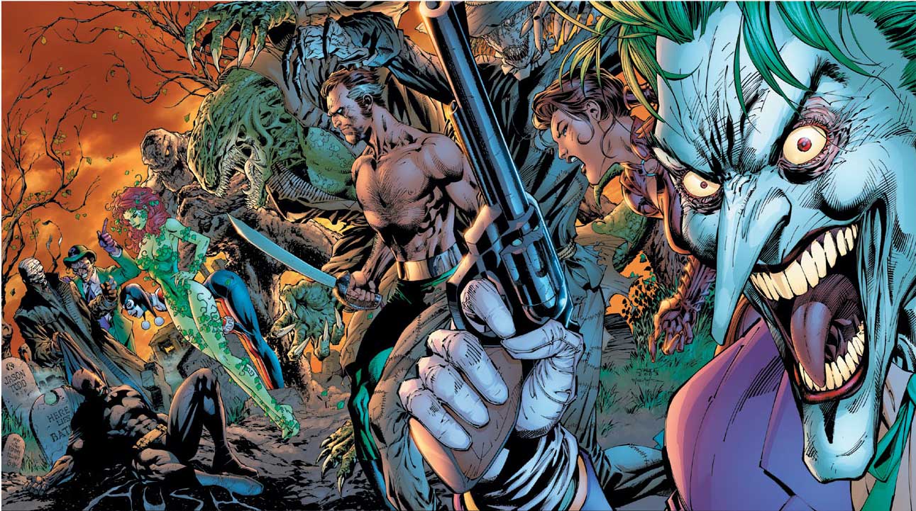 Batman Joker Poison Ivy Killer Croc Clayface Riddler DC Comics Ras Al Ghul Harley Quinn Hush DC Comi 1291x721