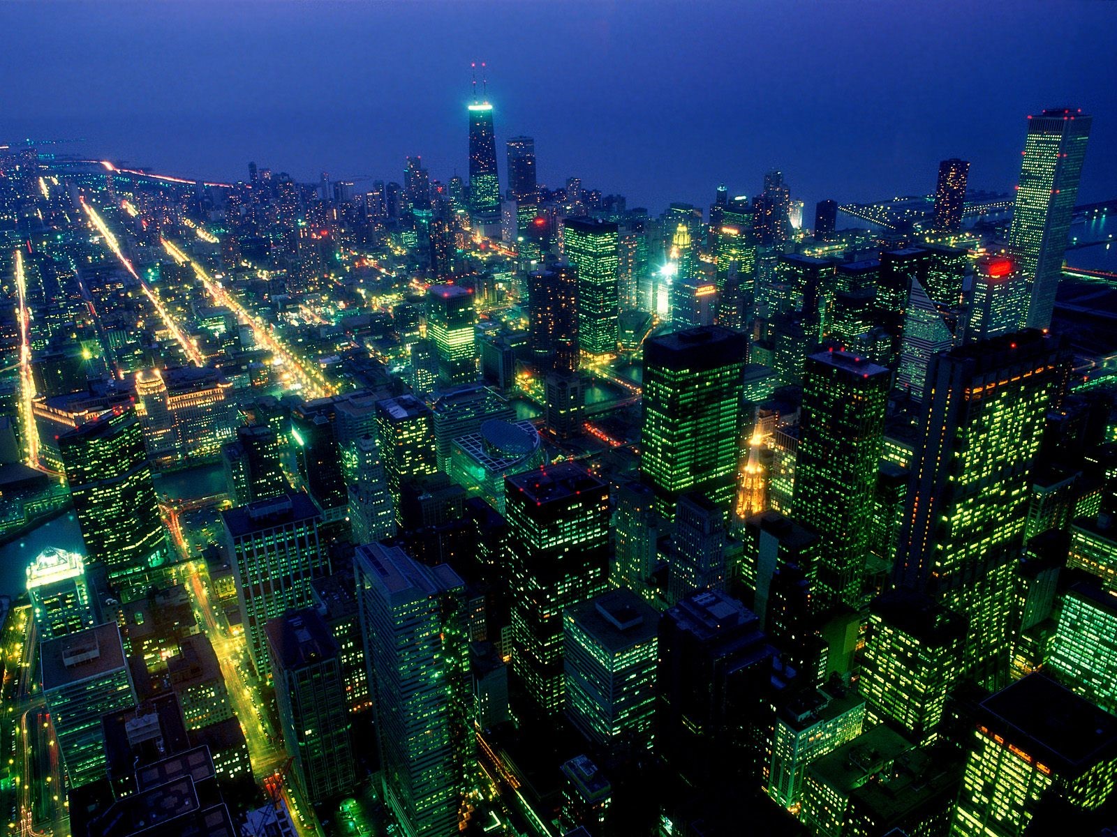 Chicago USA Cityscape Panama 1600x1200