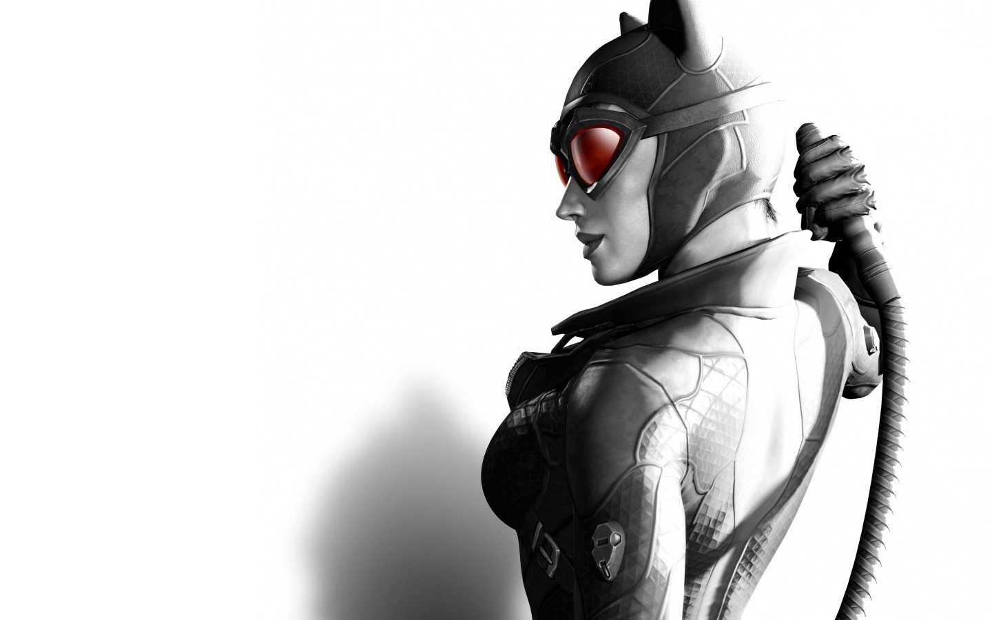 Video Games Batman Arkham City Rocksteady Studios Catwoman Selina Kyle Whips Goggles Mask Selective  1440x900
