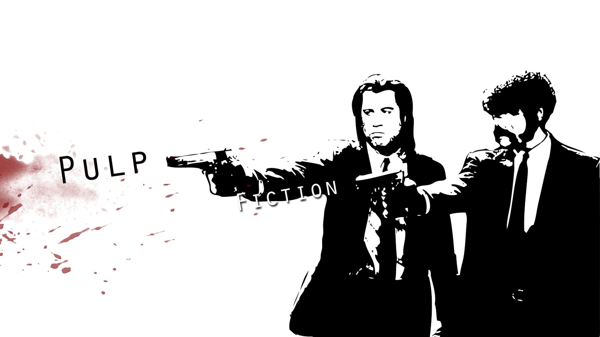 Movies Pulp Fiction Samuel L Jackson John Travolta 1920x1080