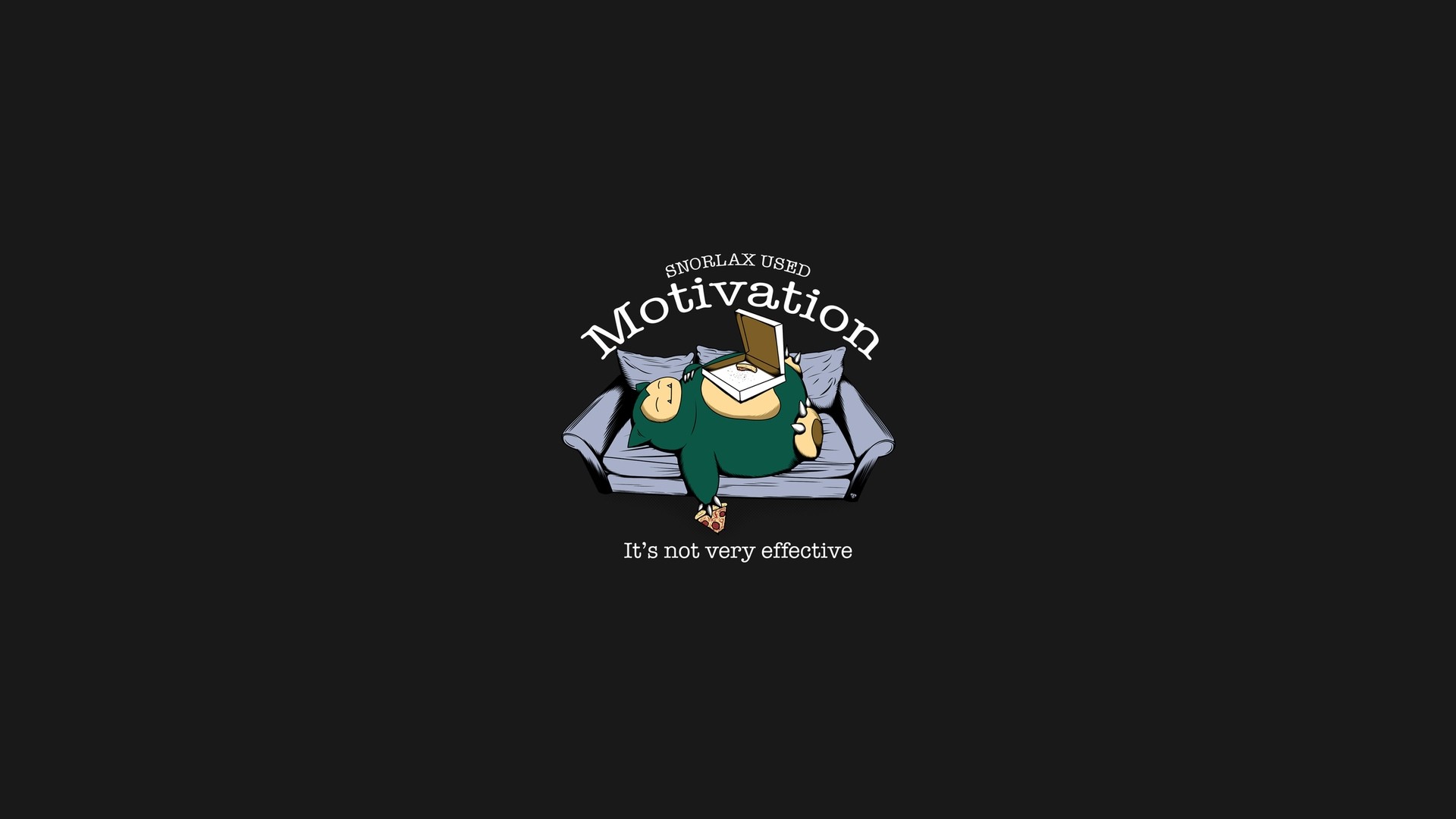 Snorlax Anime Humor Simple Background 1920x1080