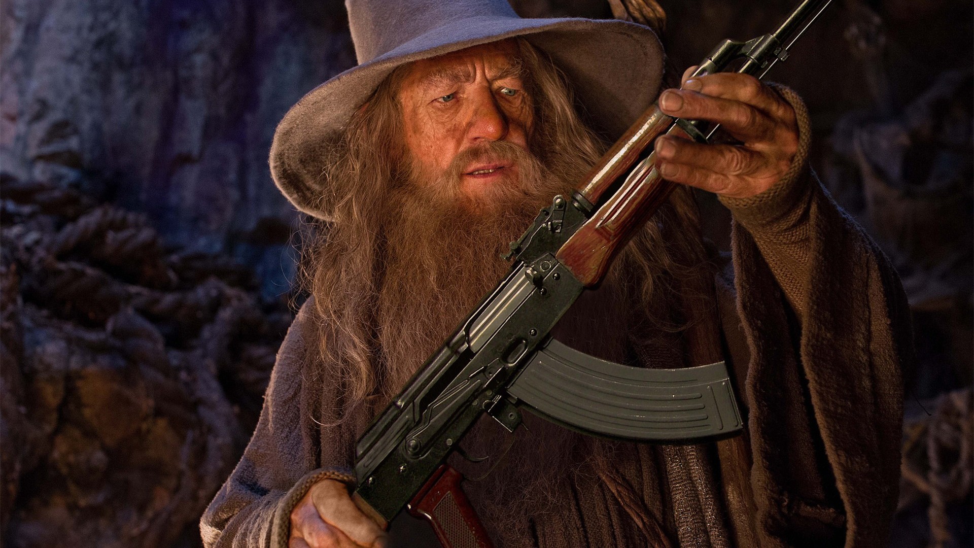 The Lord Of The Rings Gandalf Photo Manipulation Humor AKM 1920x1080