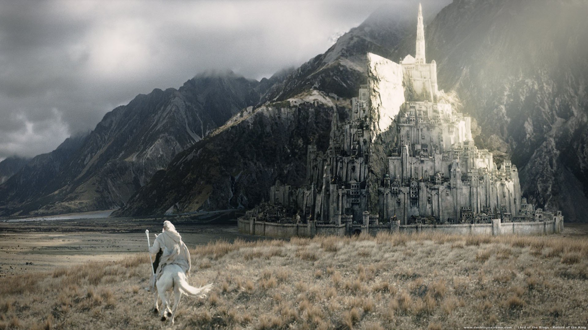 Gandalf Minas Tirith Movies Fantasy City 1920x1080