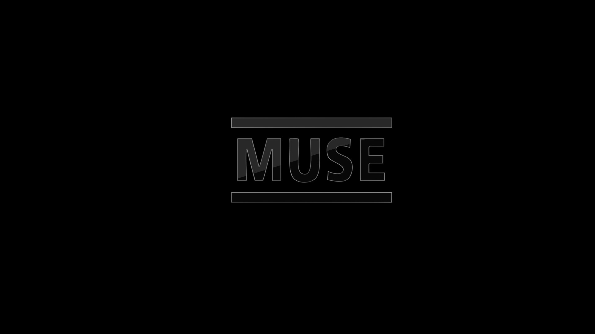 Muse Typography Minimalism 1920x1080