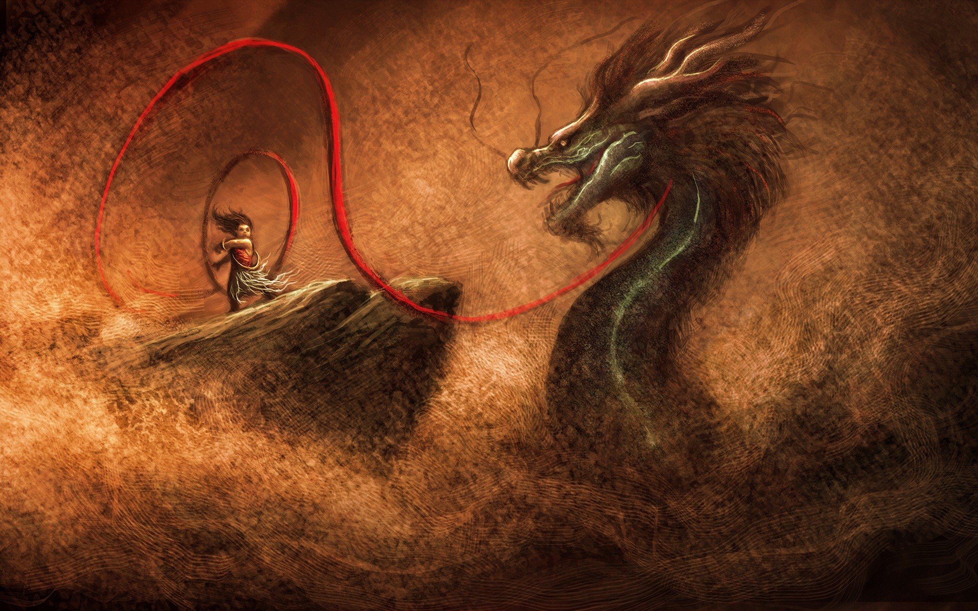 Dragon Nezha Chinese Dragon Journey To The West Chinese Mythology 1920x1200