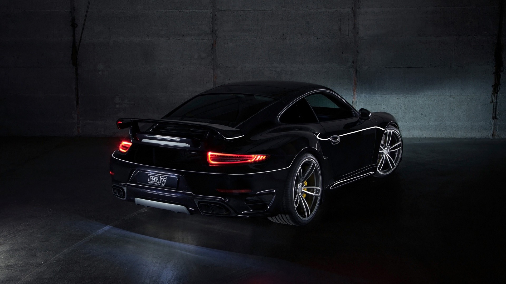 Porsche TechArt Black Cars Vehicle Porsche 911 1920x1080