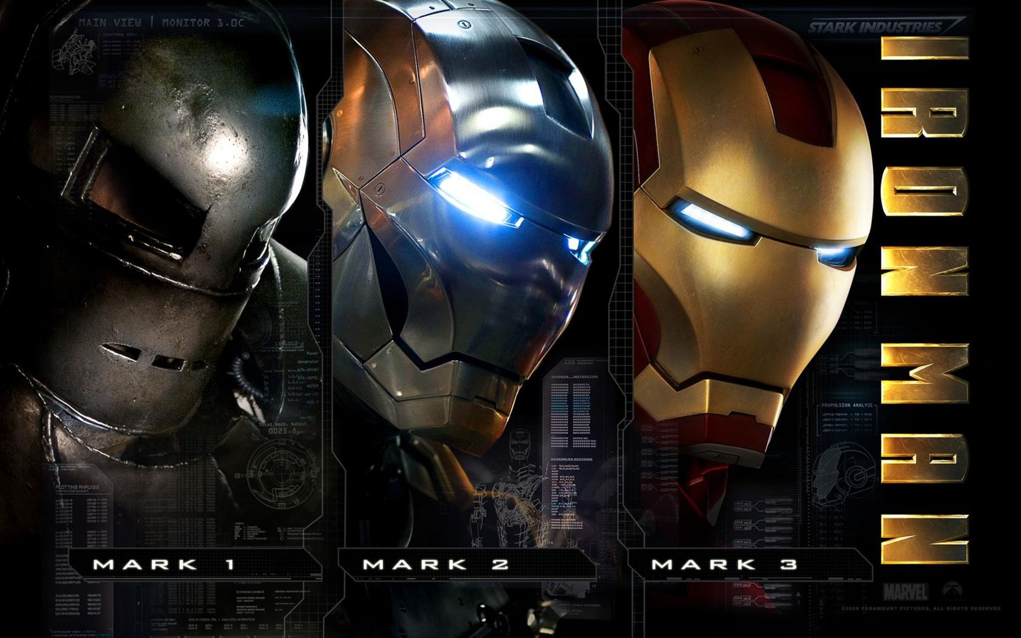 Marvel Comics Iron Man Tony Stark 2000x1250