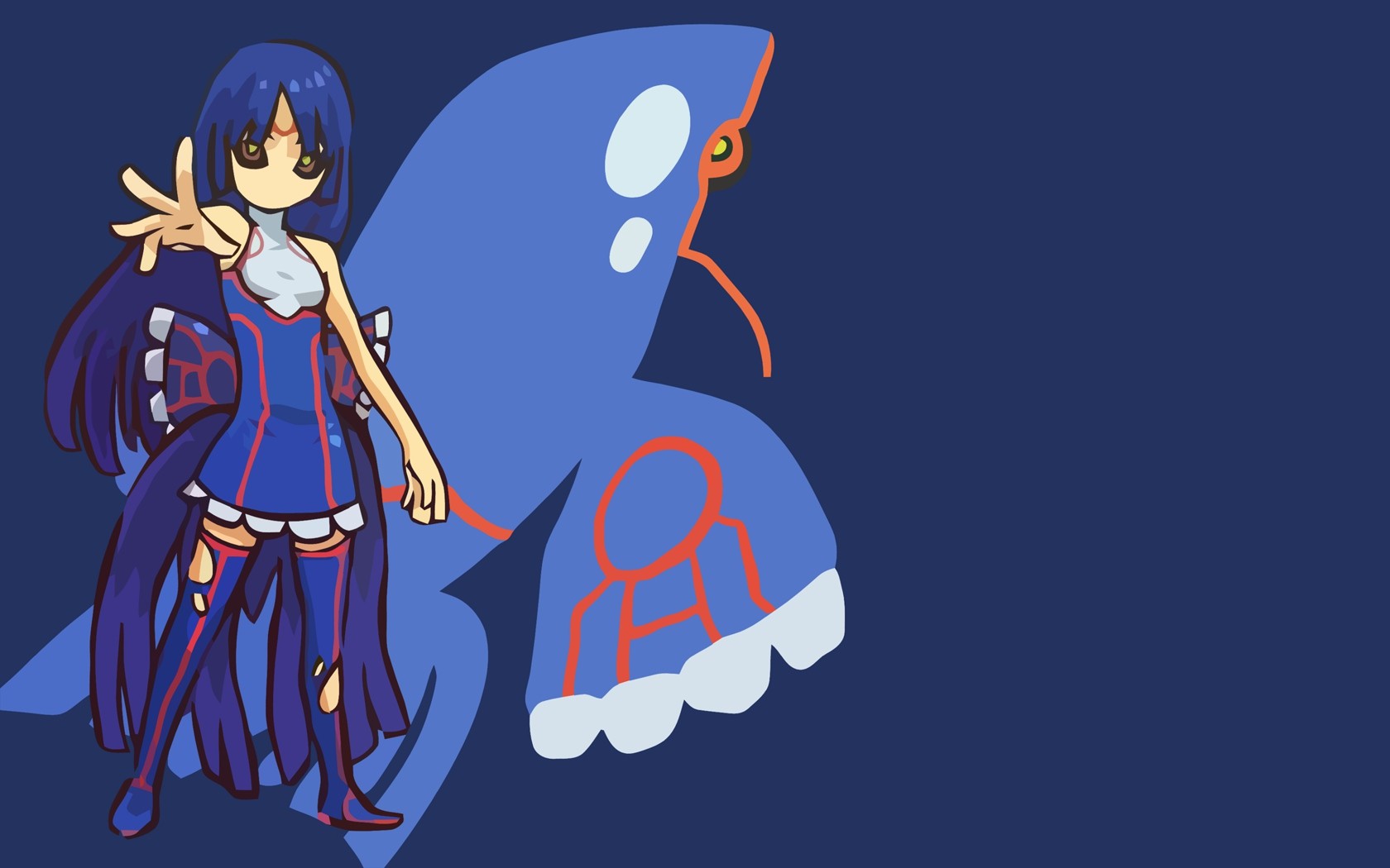 Kyogre Gijinka 1680x1050