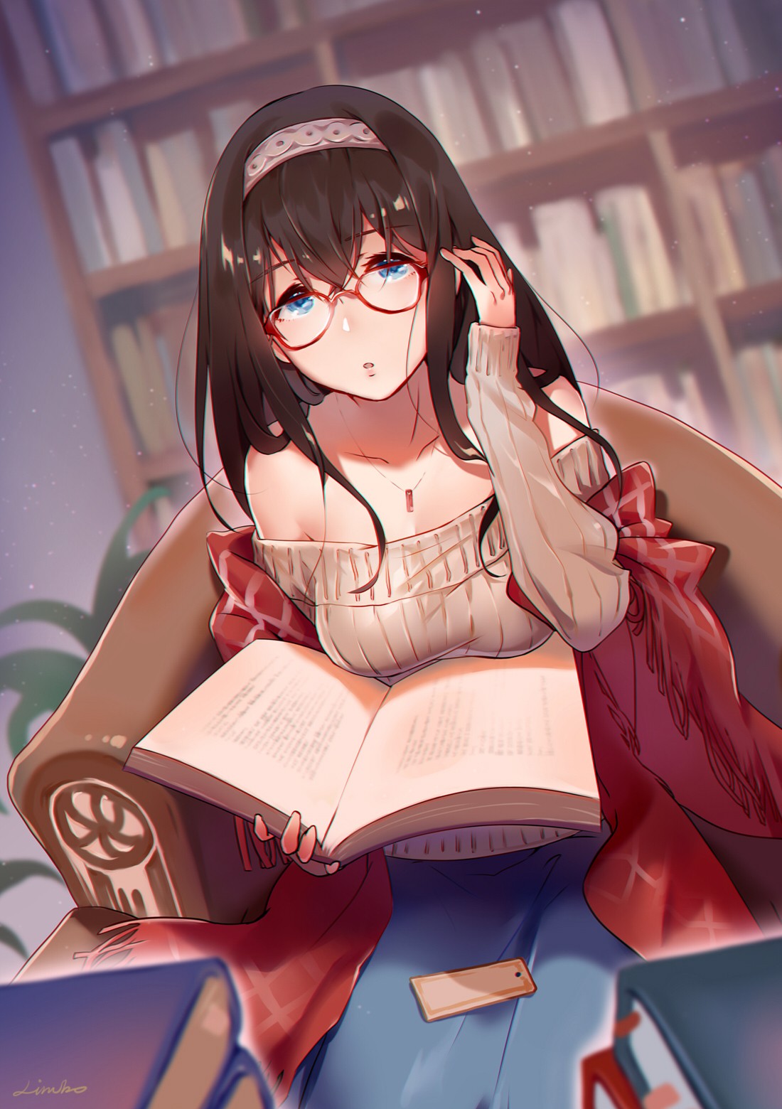 Anime Anime Girls Sagisawa Fumika THE IDOLM STER THE IDOLM STER Cinderella Girls Books Long Hair Gla 1100x1560