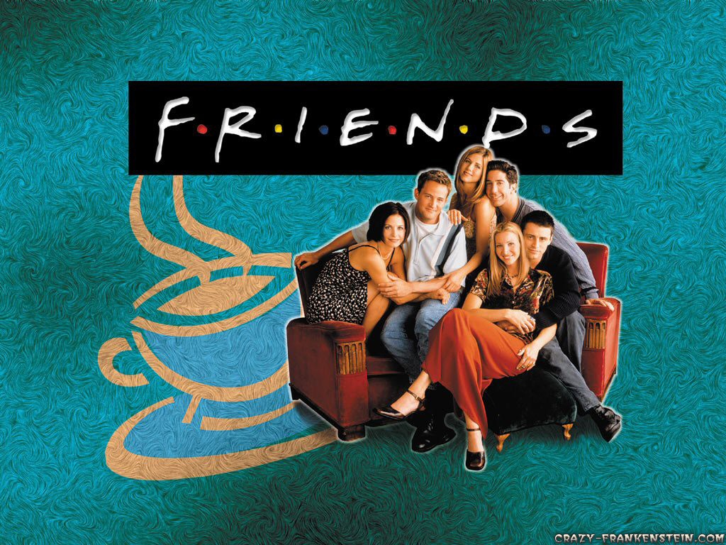 Friends TV Series Chandler Bing Ross Geller Monica Geller Rachel Green Phoebe Buffay Joey Tribbiani  1024x768