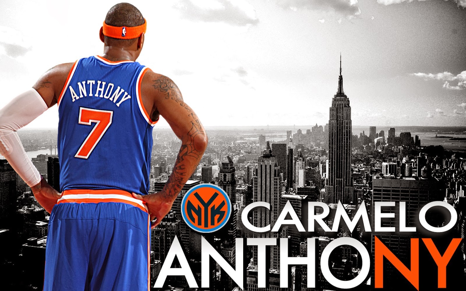 NBA Basketball New York City New York Knicks Carmelo Anthony Sports 1600x1000