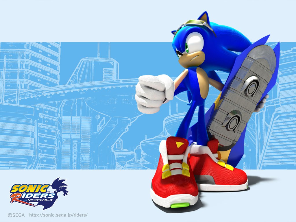 Sonic Sonic Riders Hoverboard Video Games 1024x768