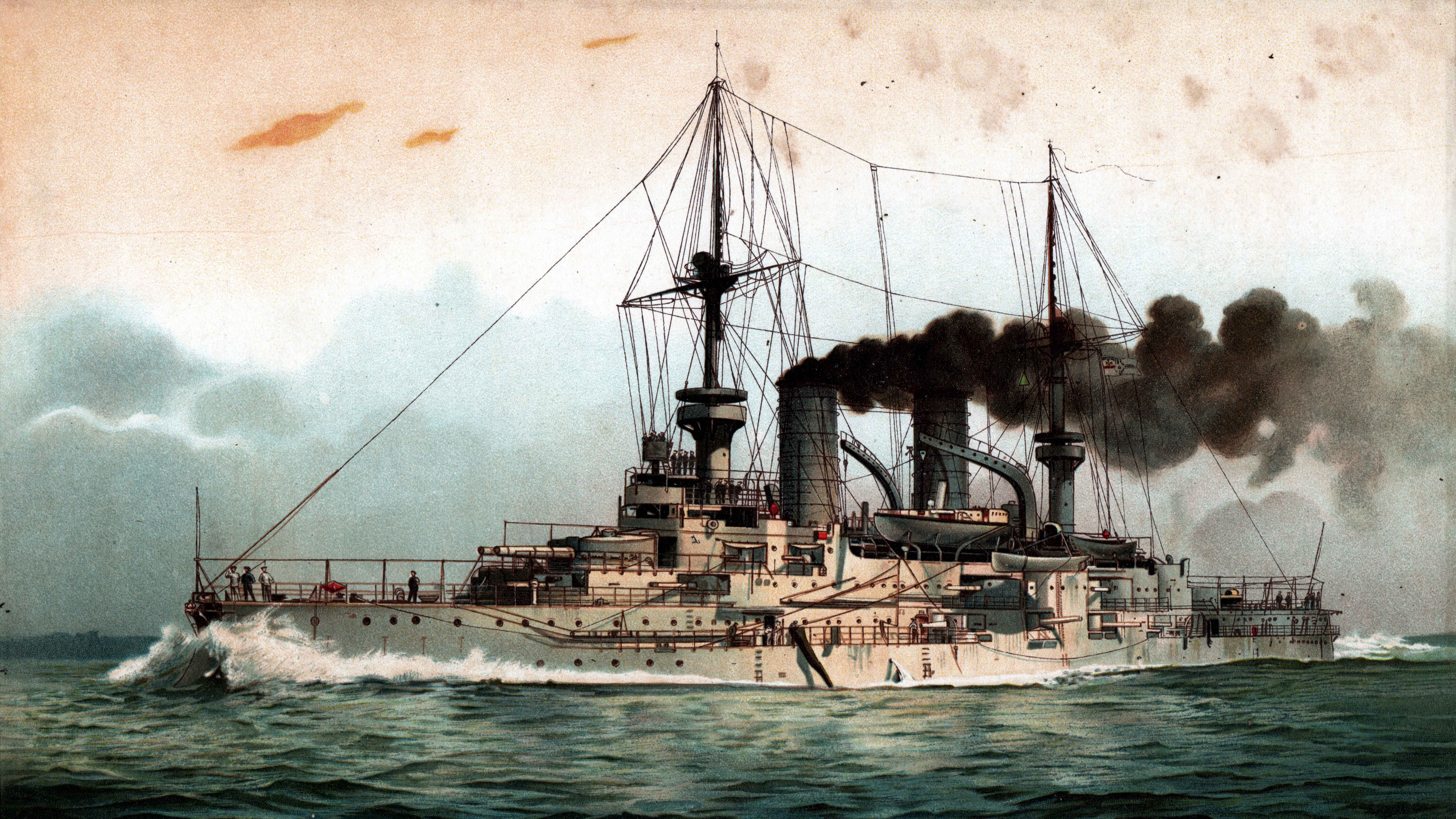 Battleship SMS Mecklenburg 10000x5625