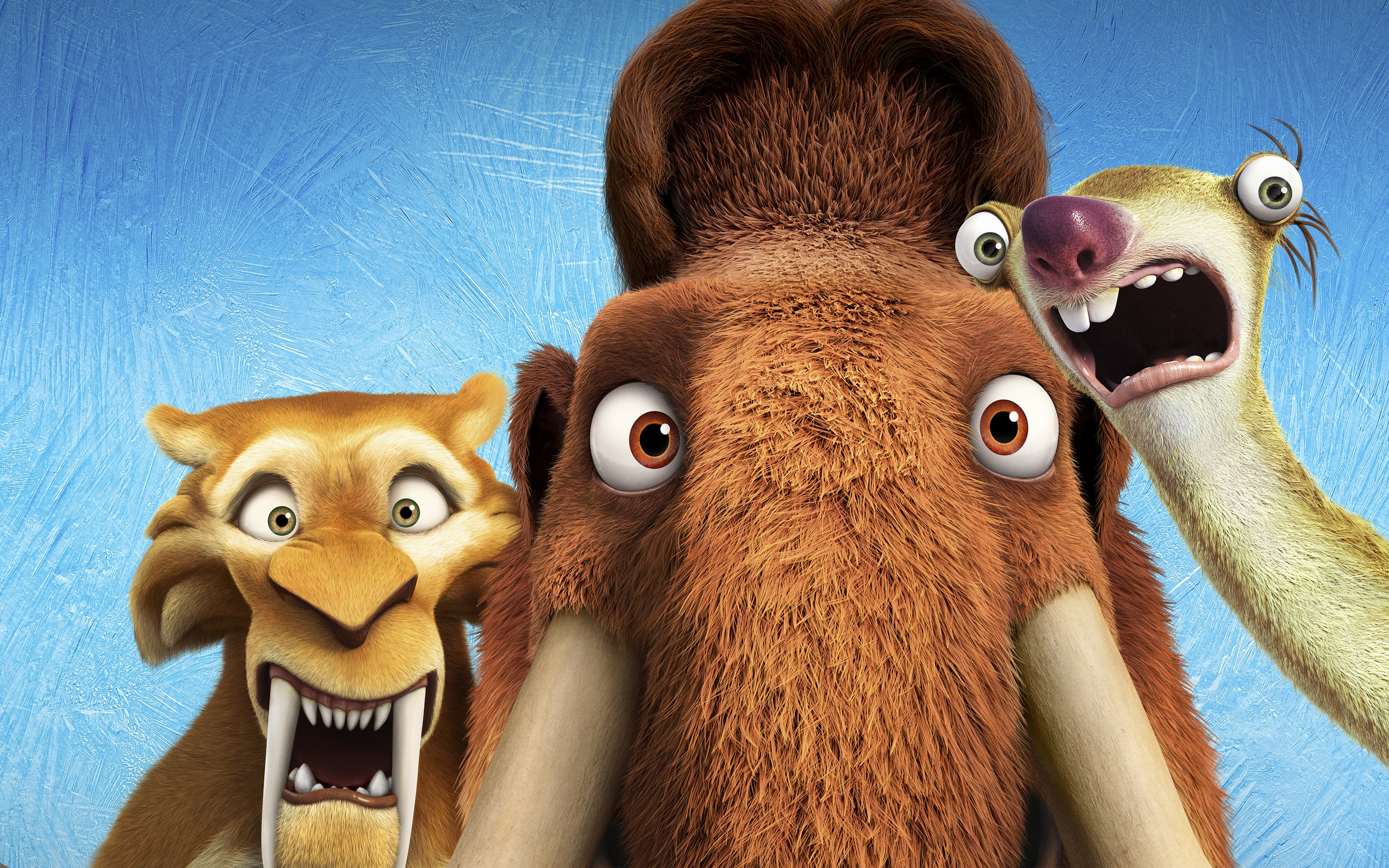Ice Age Collision Course Sid Ice Age Diego Ice Age Manny Ice Age 2880x1800