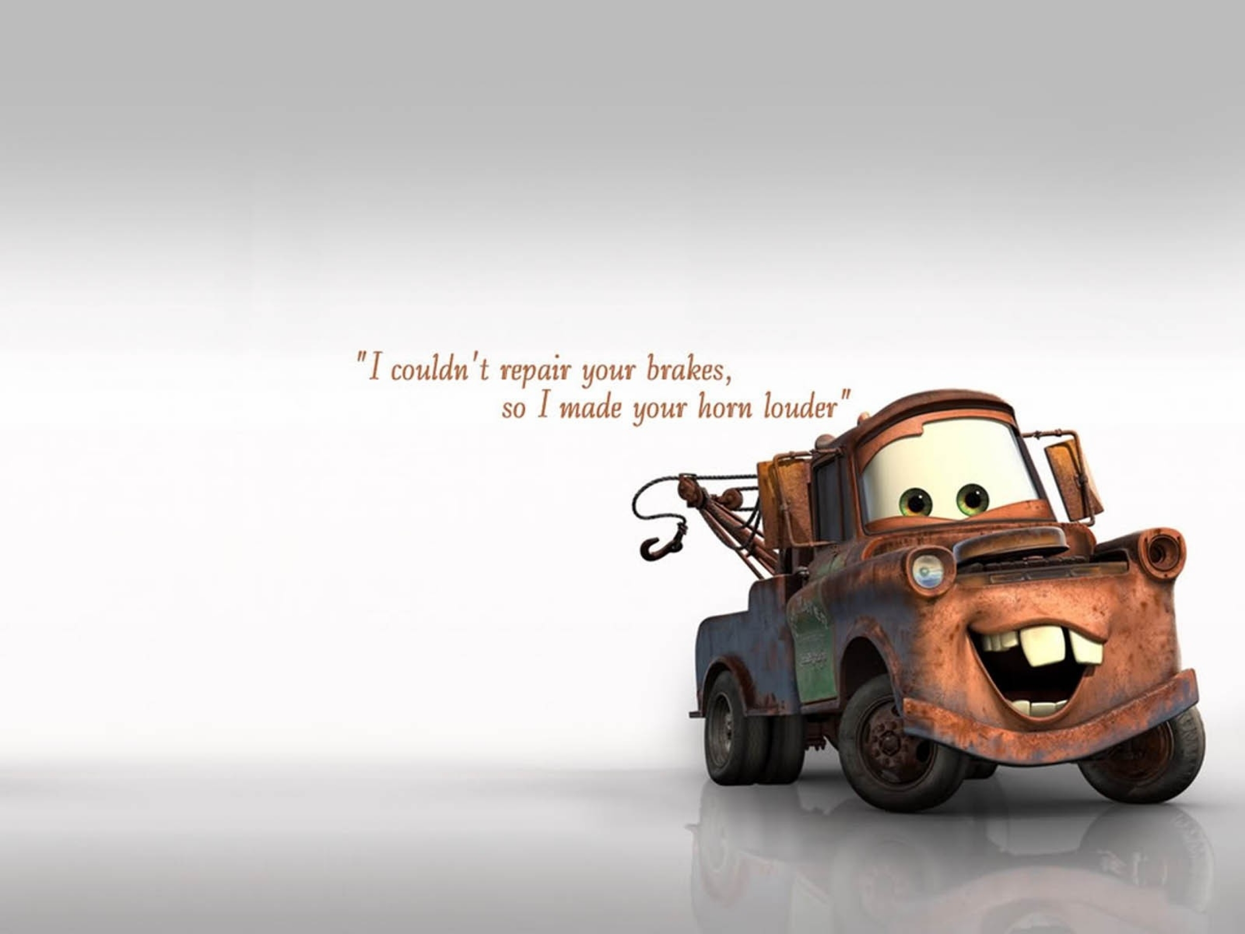 Quote Disney Car Mater Cars Movie 2560x1920