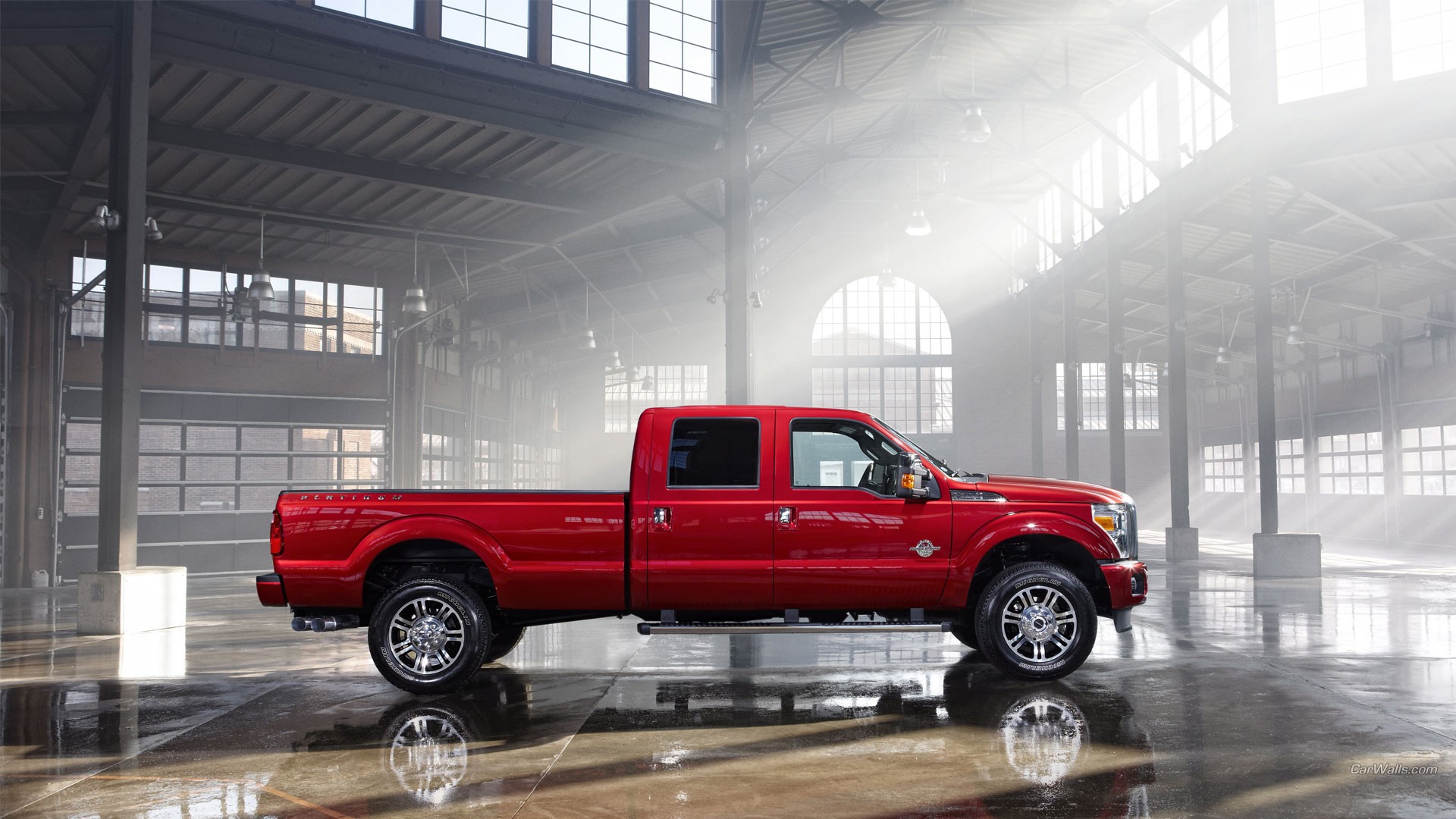 Ford F 250 Ford Red Cars Pickup Trucks Vehicle Car 1920x1080