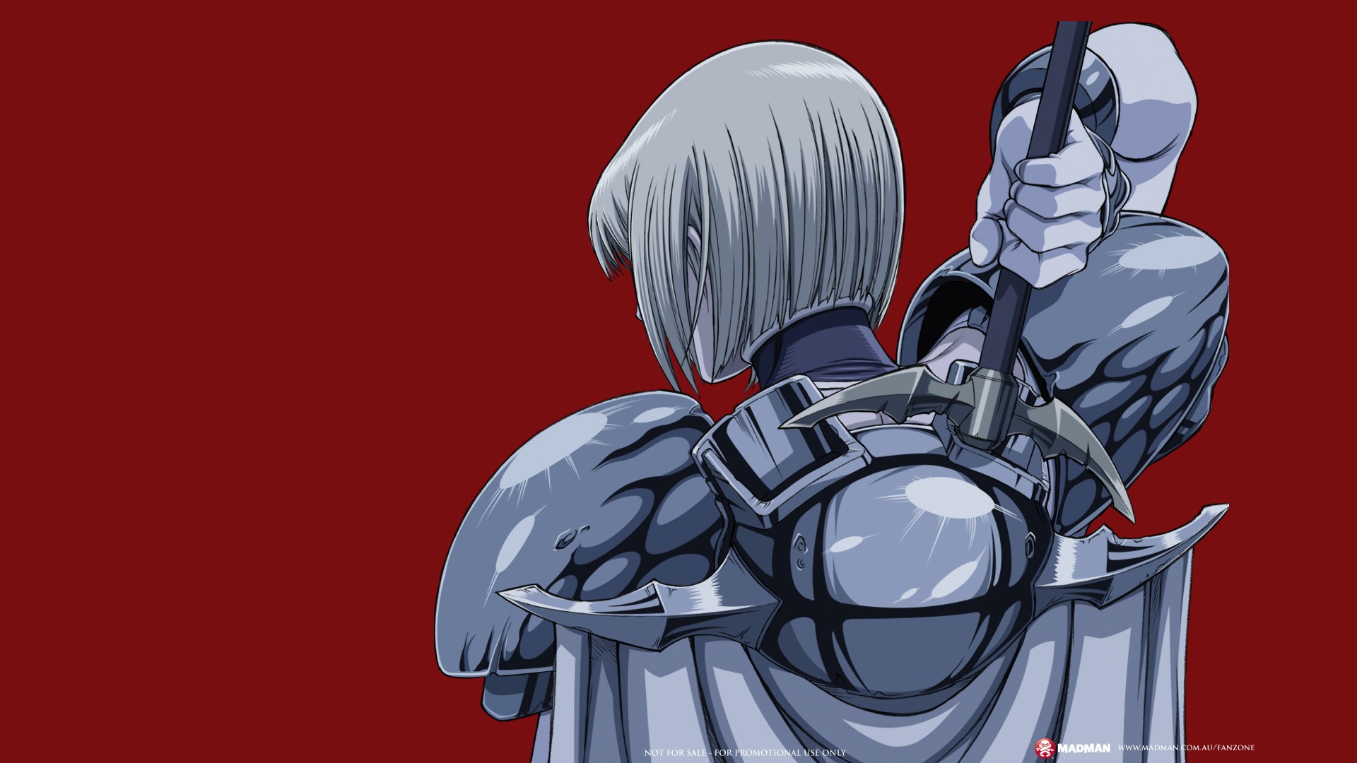 Claymore Anime Anime Red Background Clare 1920x1080