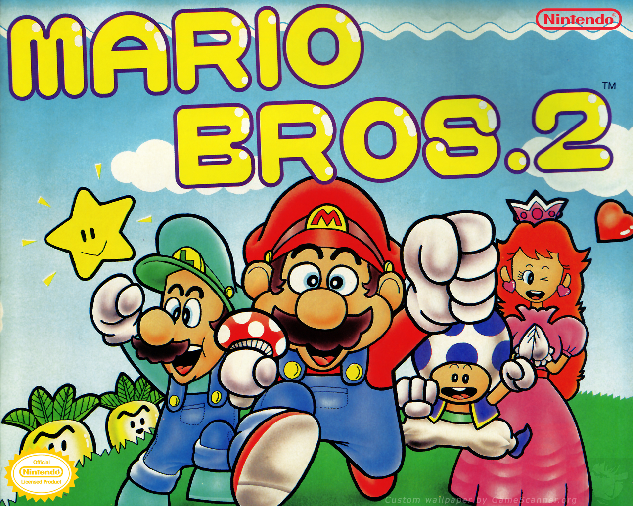 Mario Luigi Toad Mario Princess Peach 1280x1024