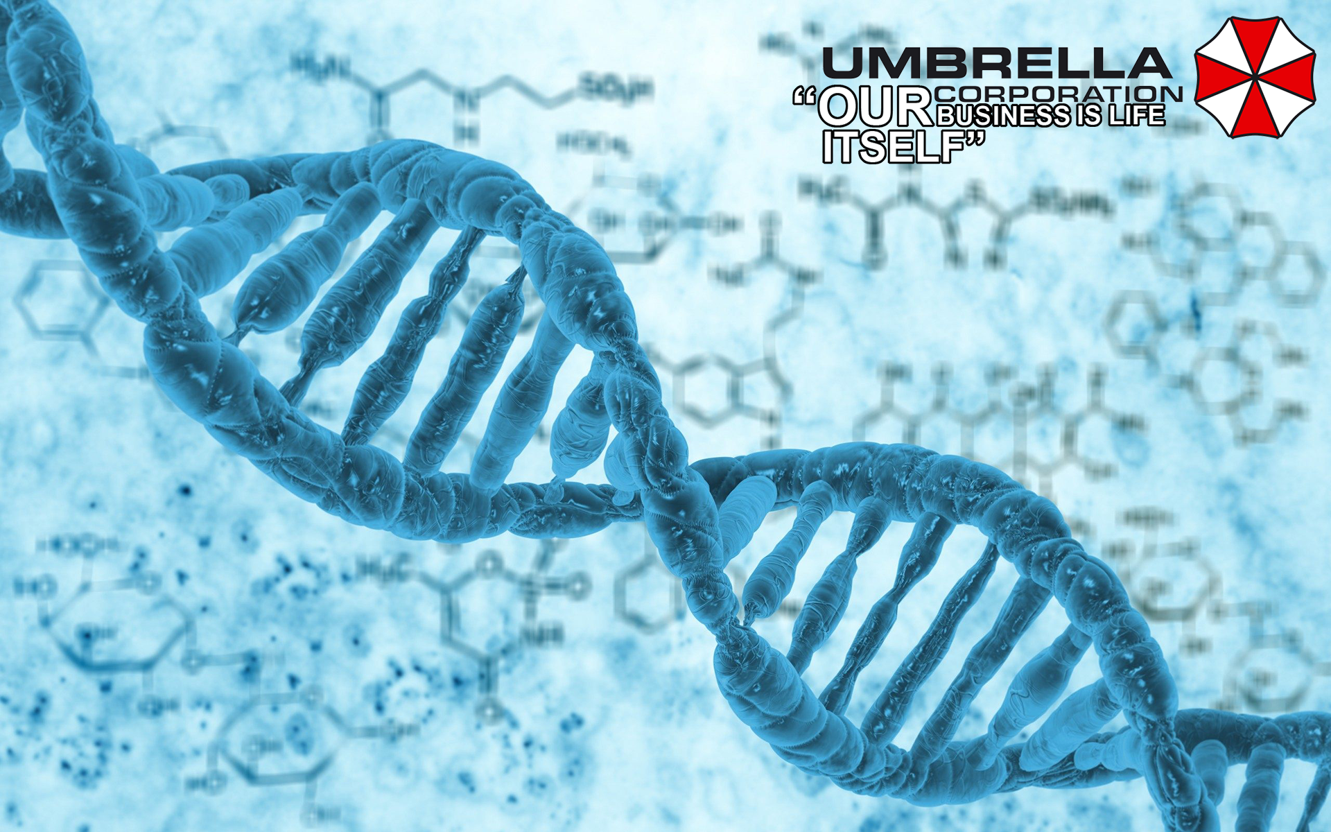 Umbrella Corporation Virus DNA Structure 1920x1200