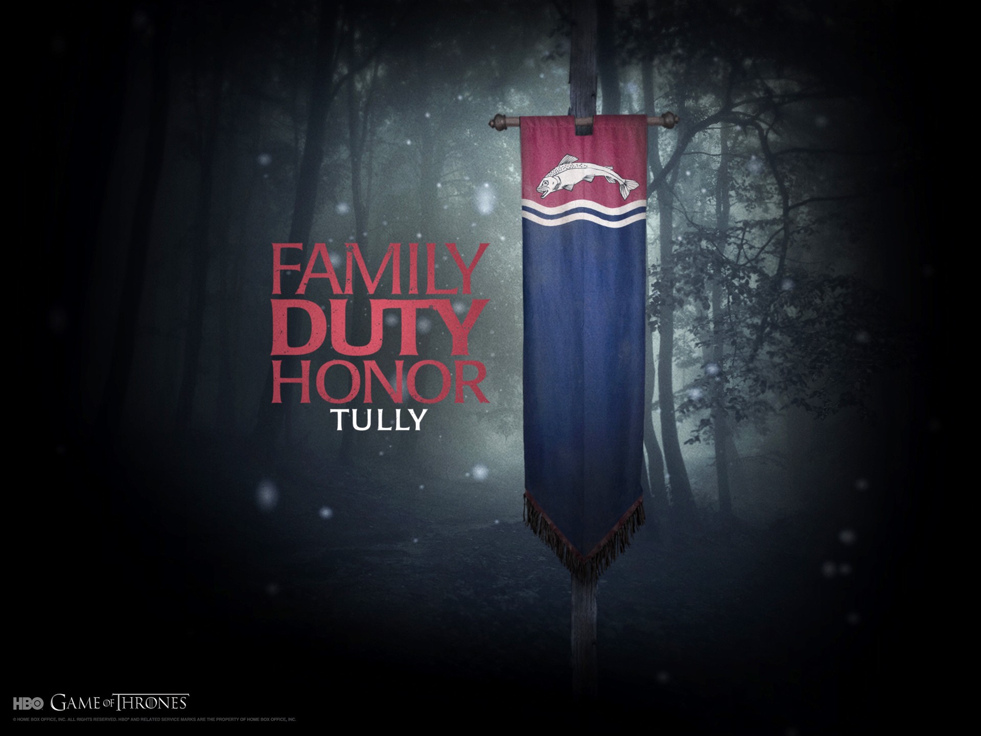 Game Of Thrones House Tully Sigils 1920x1440