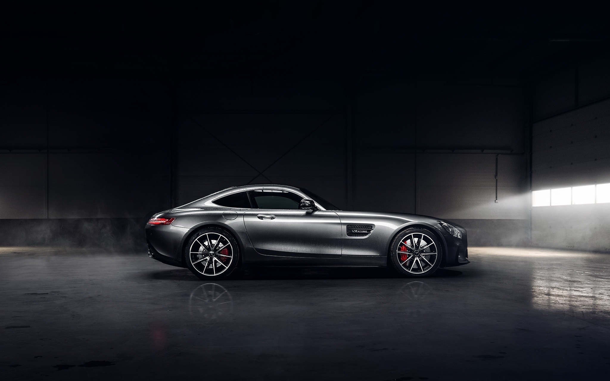 Mercedes Benz AMG Line Car Mercedes Benz AMG GT Vehicle Silver Cars 2048x1280