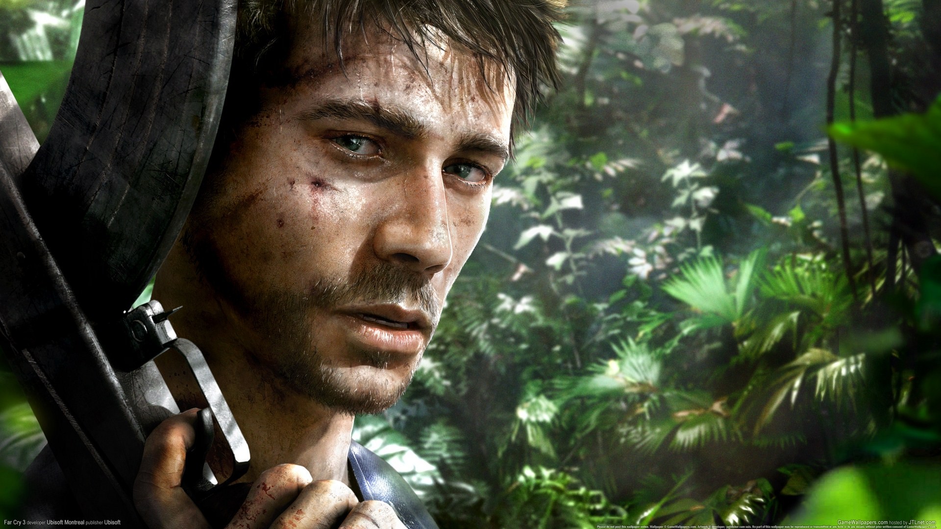 Far Cry 3 Jason Brody Video Games 2012 Year Jungle Weapon PC Gaming 1920x1080