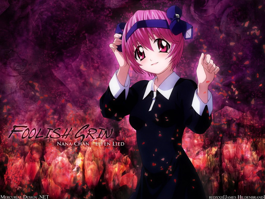 Elfen Lied Anime Anime Girls Pink Hair Red Eyes Nana 1024x768