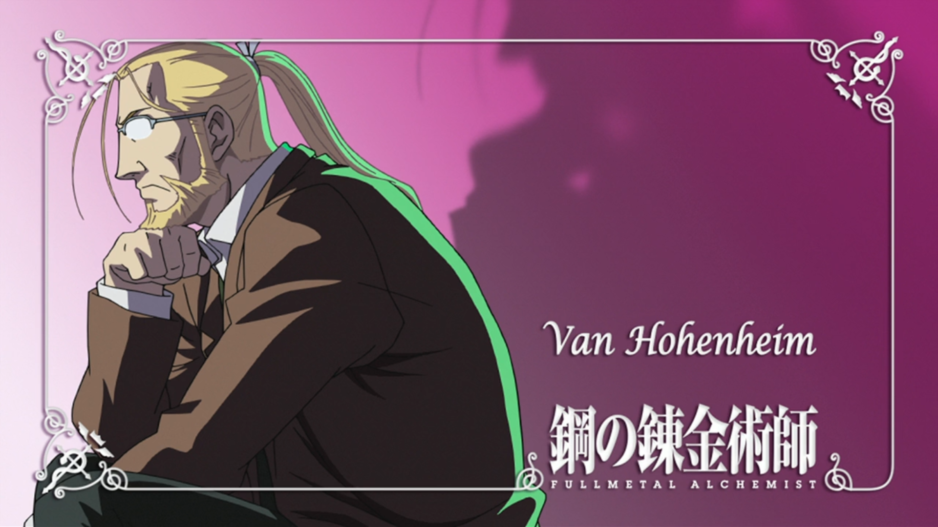 Fullmetal Alchemist Brotherhood Van Hohenheim Anime Anime Men 1920x1080