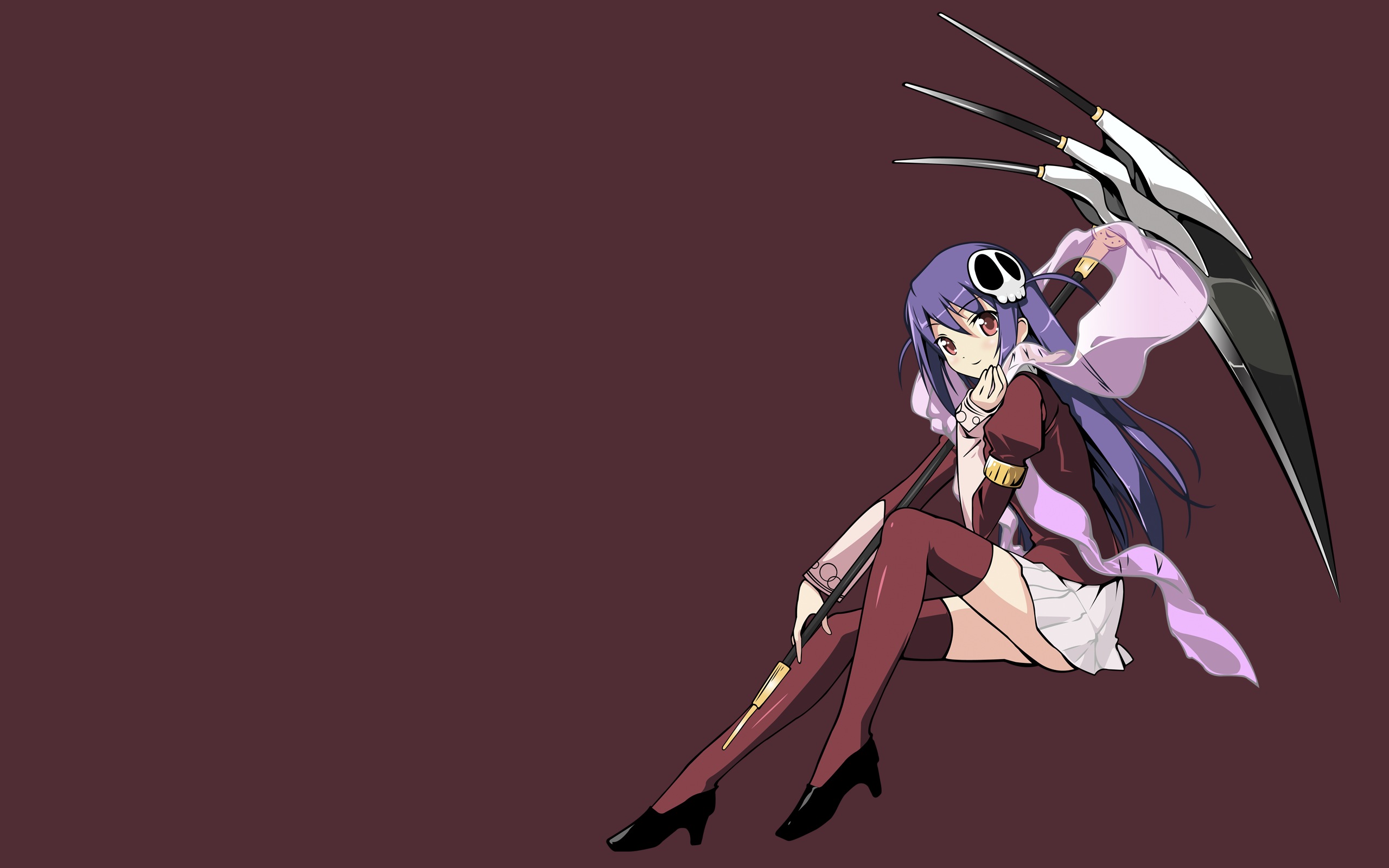 Scythe Anime Girls Anime Haqua Du Lot Herminium The World God Only Knows 2560x1600