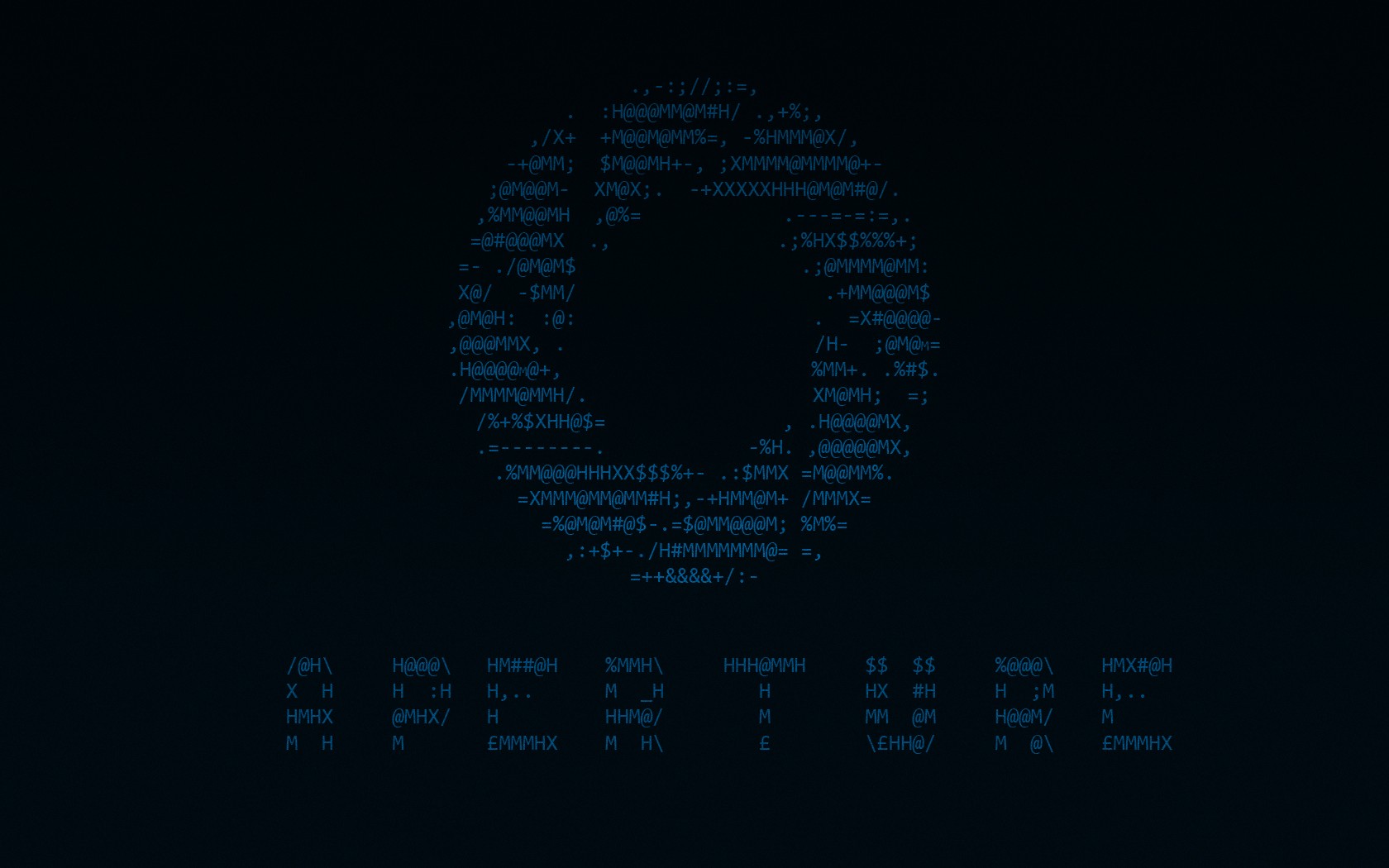 Portal Game Aperture Laboratories Video Games Valve Corporation Logo ASCii Art 1680x1050