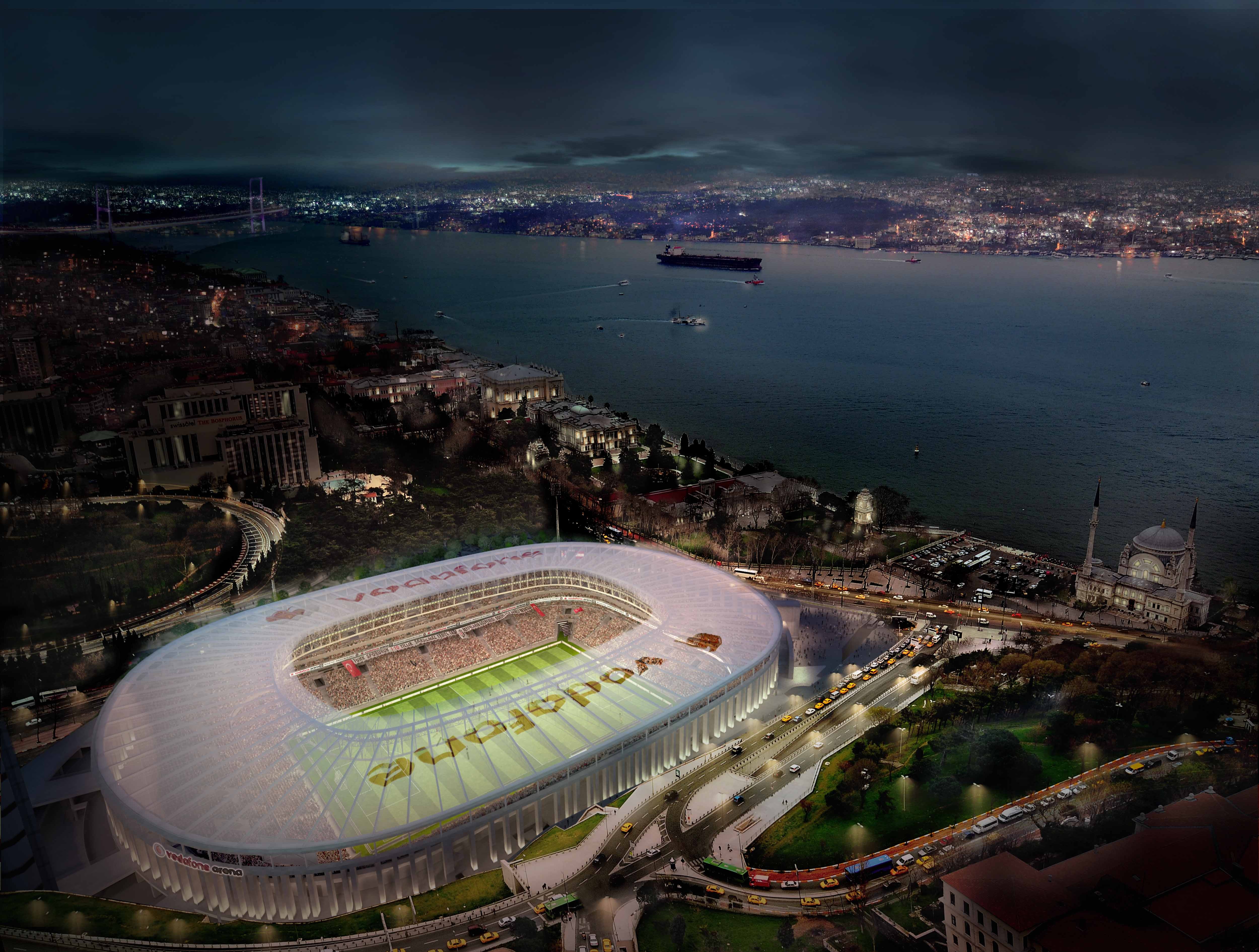 Vodafone Arena Besiktas J K Soccer Pitches Soccer Istanbul 5000x3780