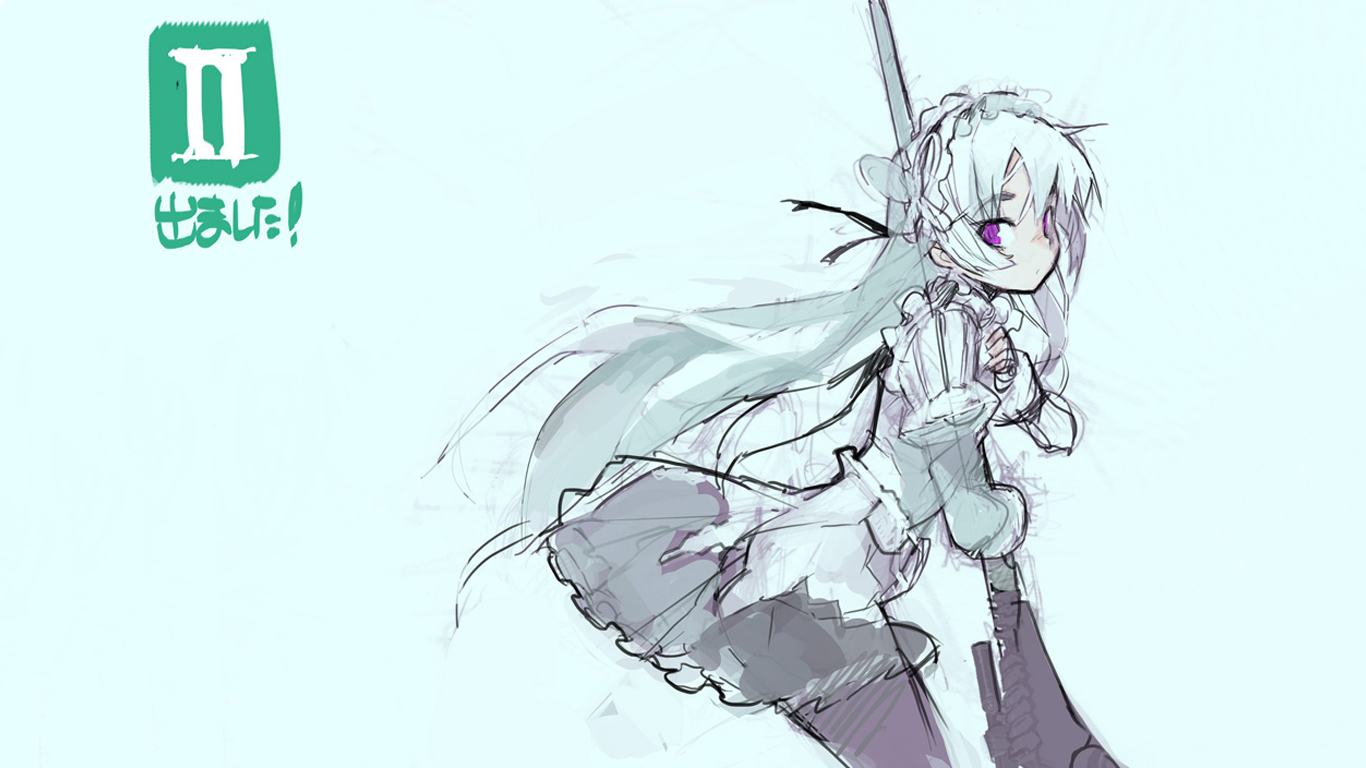 Anime Chaika The Coffin Princess  1366x768