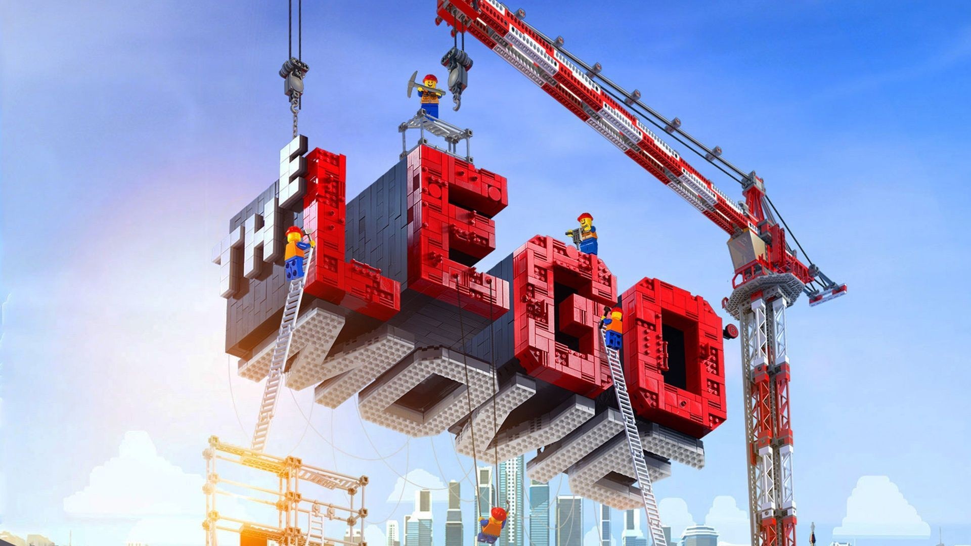 LEGO The Lego Movie Cranes Machine Animated Movies Movies 1920x1080