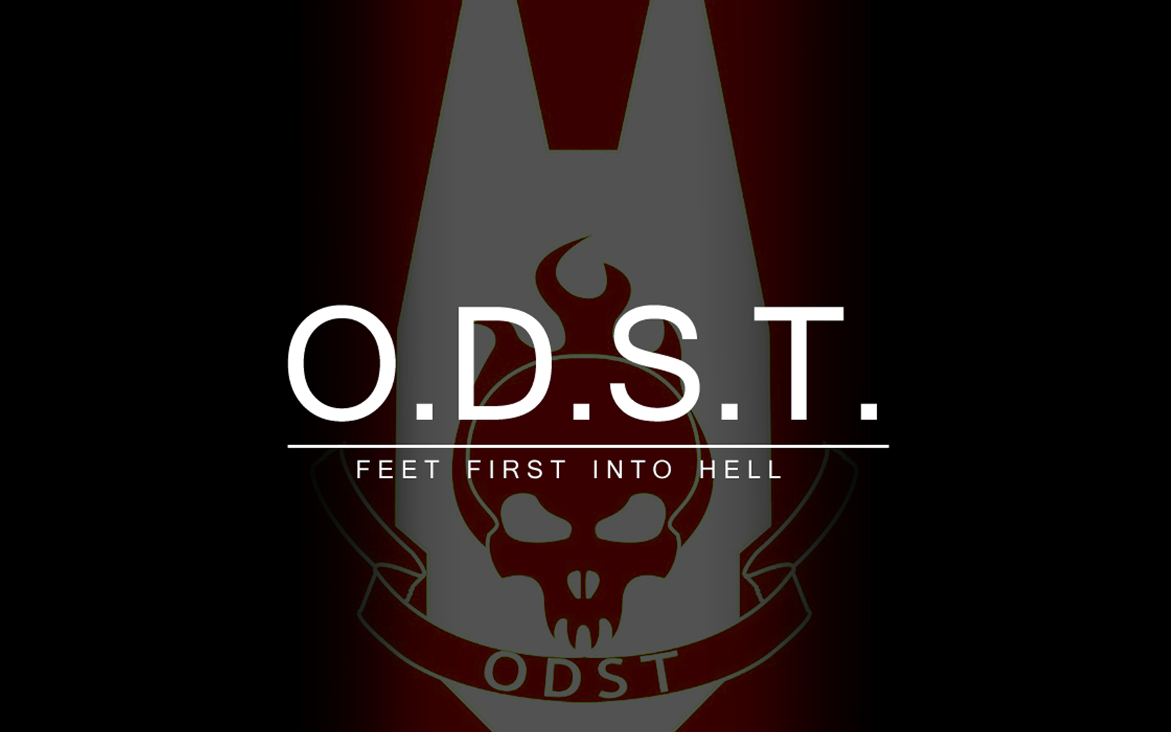 ODST Skull Logo 1680x1050