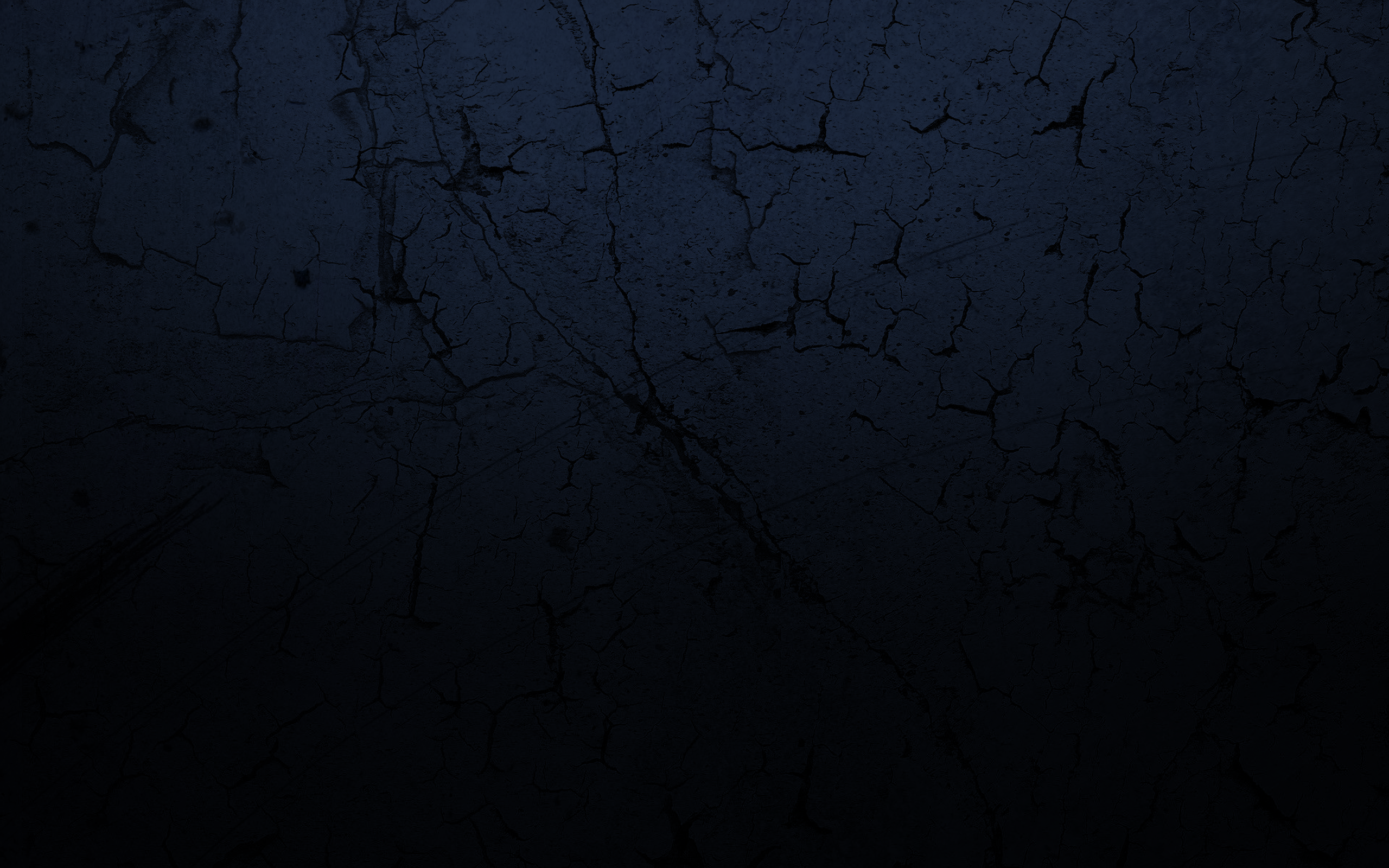 Blue Cracked Grunge Simple Dark Blue 2560x1600