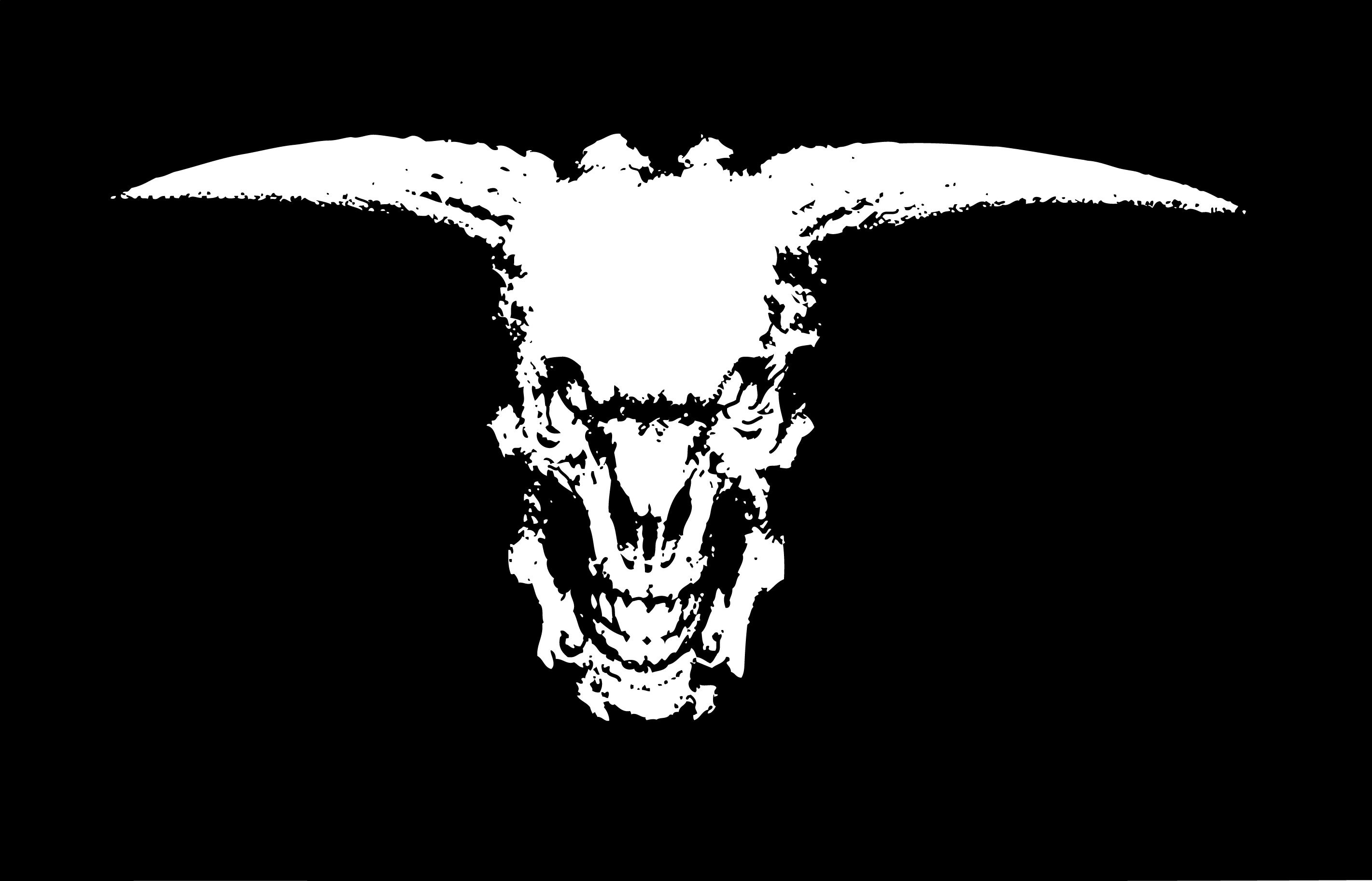 Devils Scarry Skull Minimalism Artwork 2842x1825
