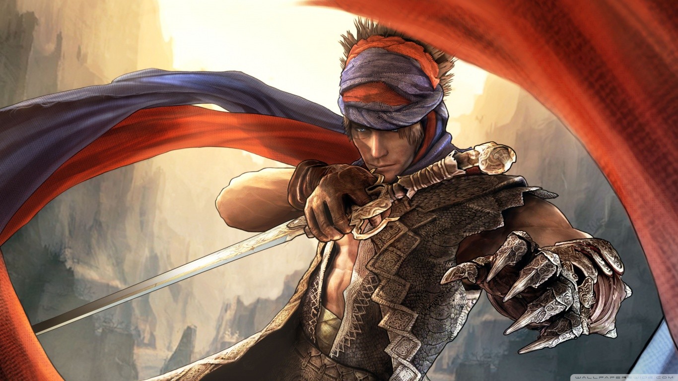 Prince Of Persia 2008 Video Games Video Game Heroes Weapon Video Game Art Fantasy Men Fantasy Art 1366x768
