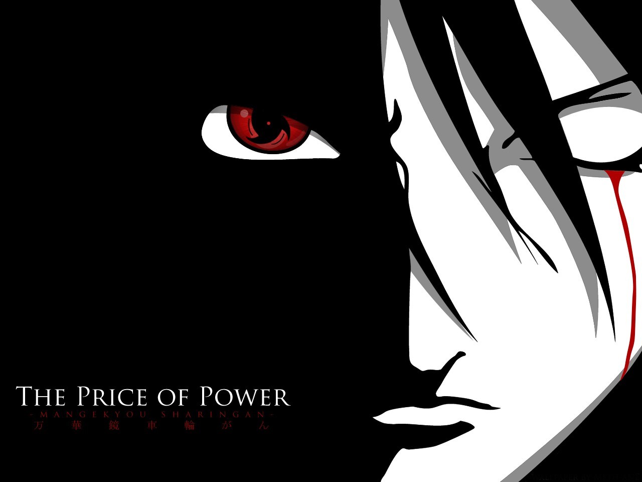 Naruto Shippuuden Anime Sharingan Anime Vectors Uchiha Sasuke Red Eyes Bleeding Eyes 1280x960
