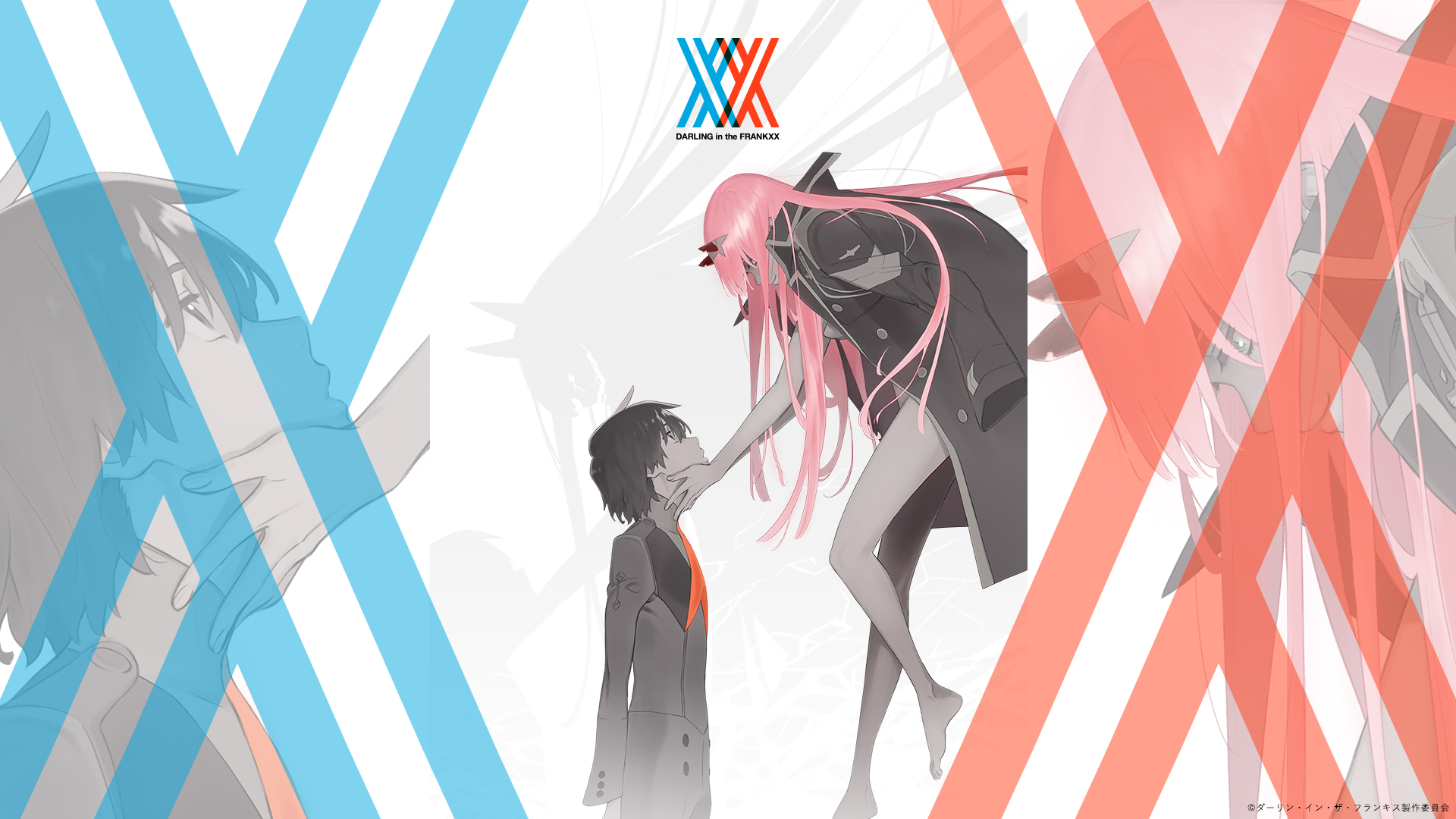 Darling In The FranXX Zero Two Darling In The FranXX Code 016 Hiro Pink Hair 1920x1080