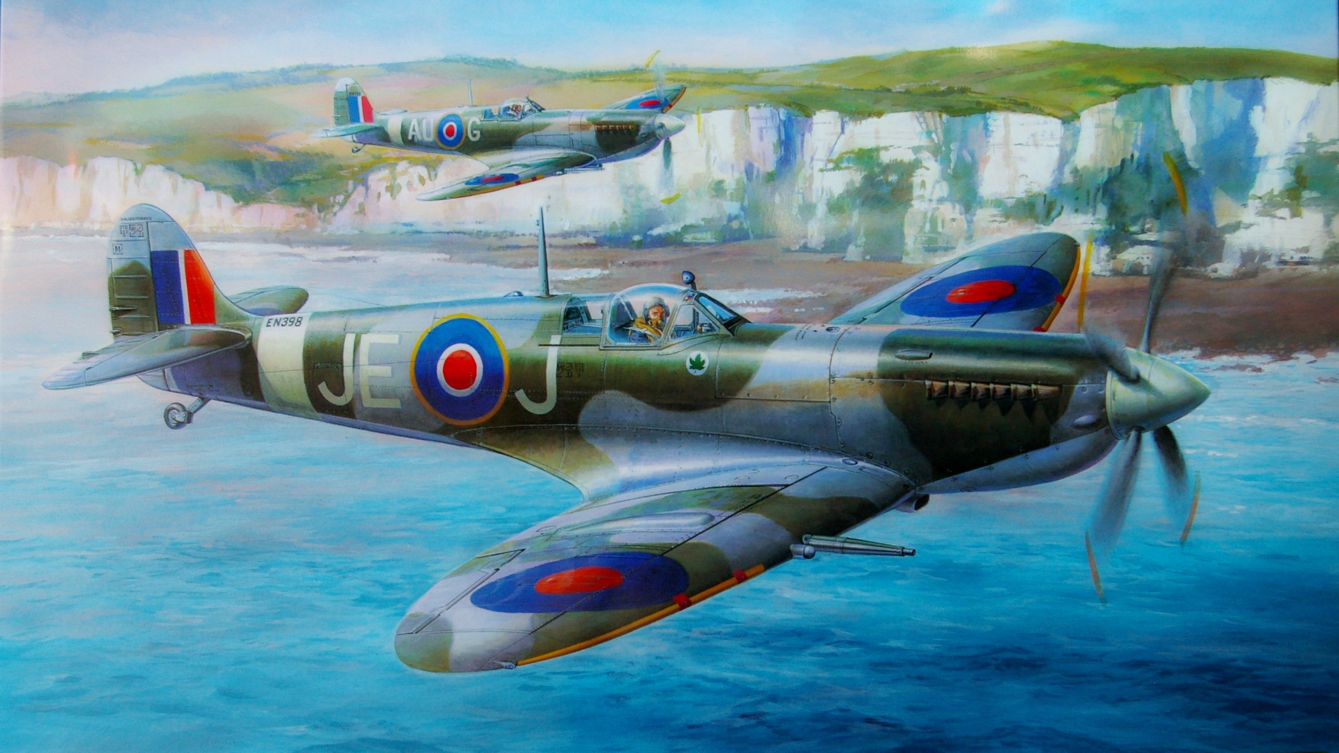 World War Ii Military Aircraft Military Aircraft Airplane Spitfire Supermarine Spitfire Royal Airfor 2684x1510