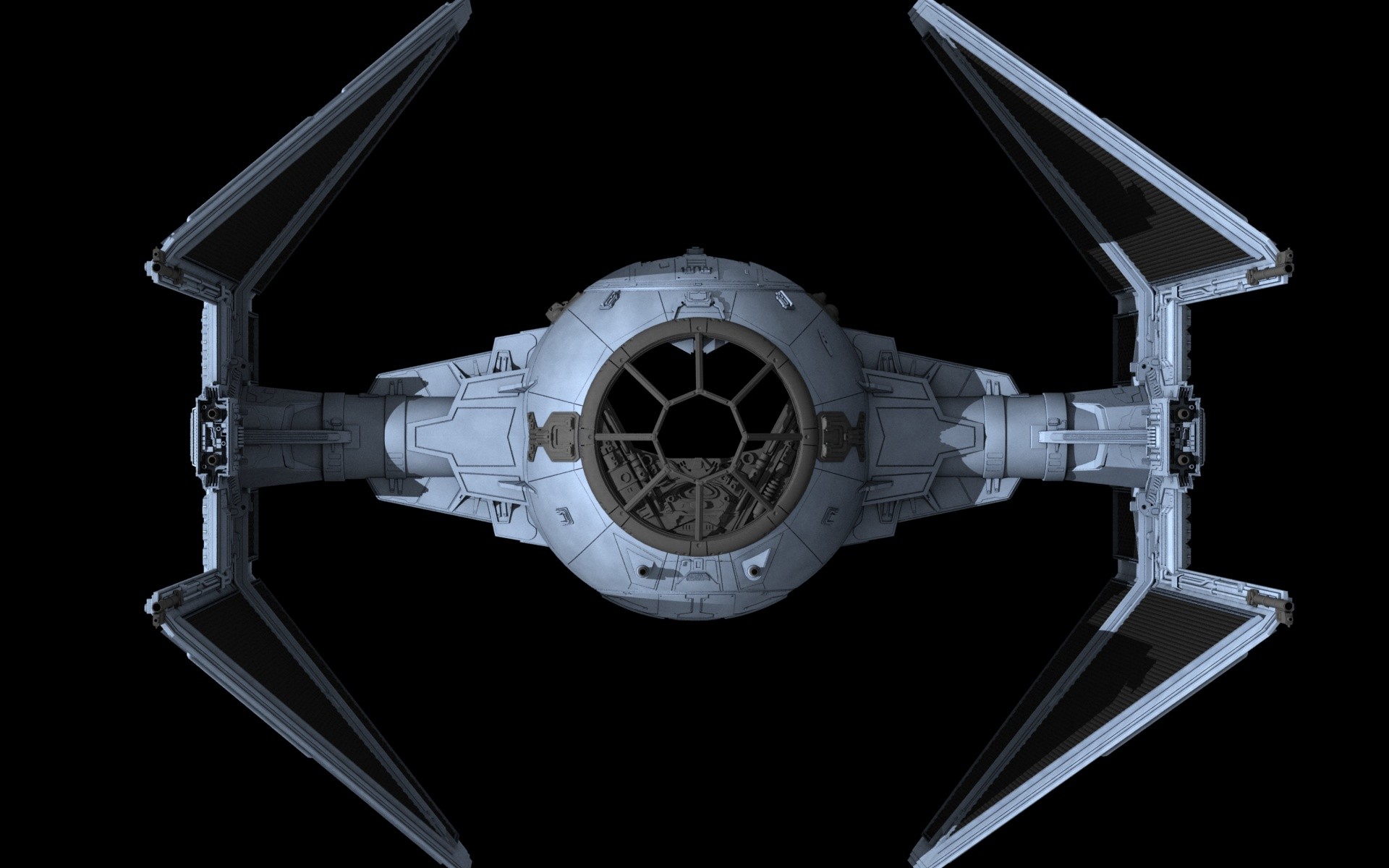 Star Wars TiE Interceptor Render Star Wars Ships Science Fiction 1920x1200